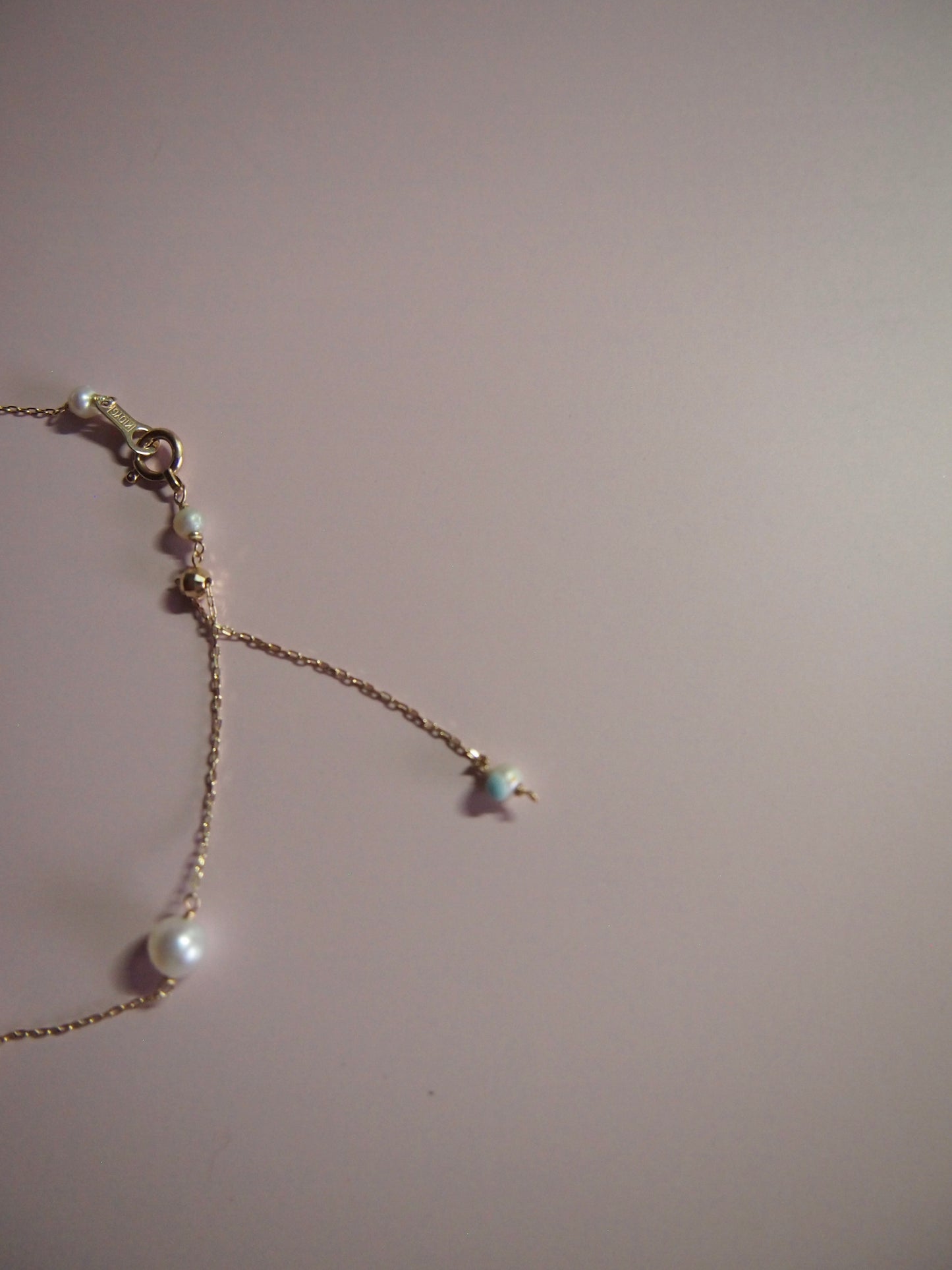 Something BLUE_ Station Bracelet Baby Pearl_WHT / Happy Blue K10