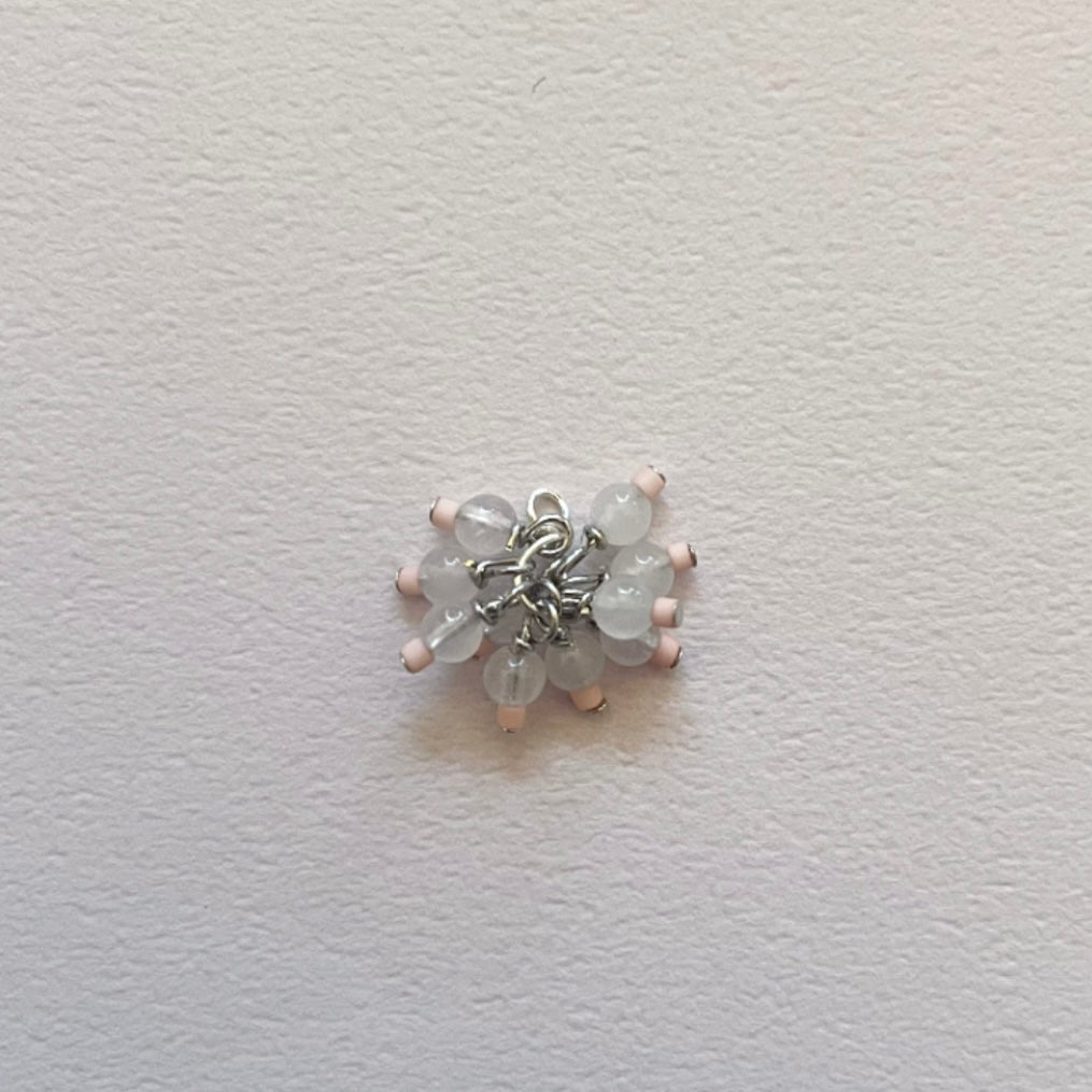 CHARM_ 紅水晶 x pink _s Gold / Silver