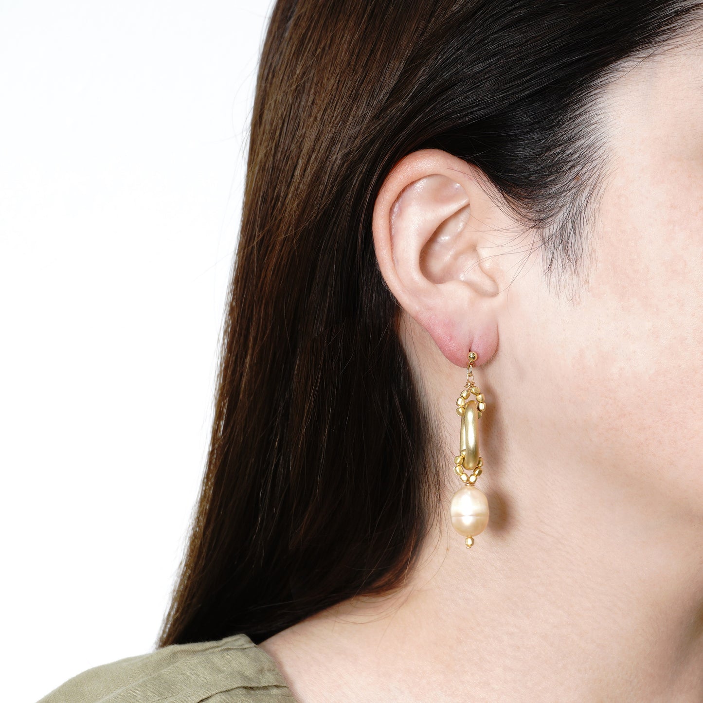 BANGKOK EGG CHAIN PIERCE/EARRING