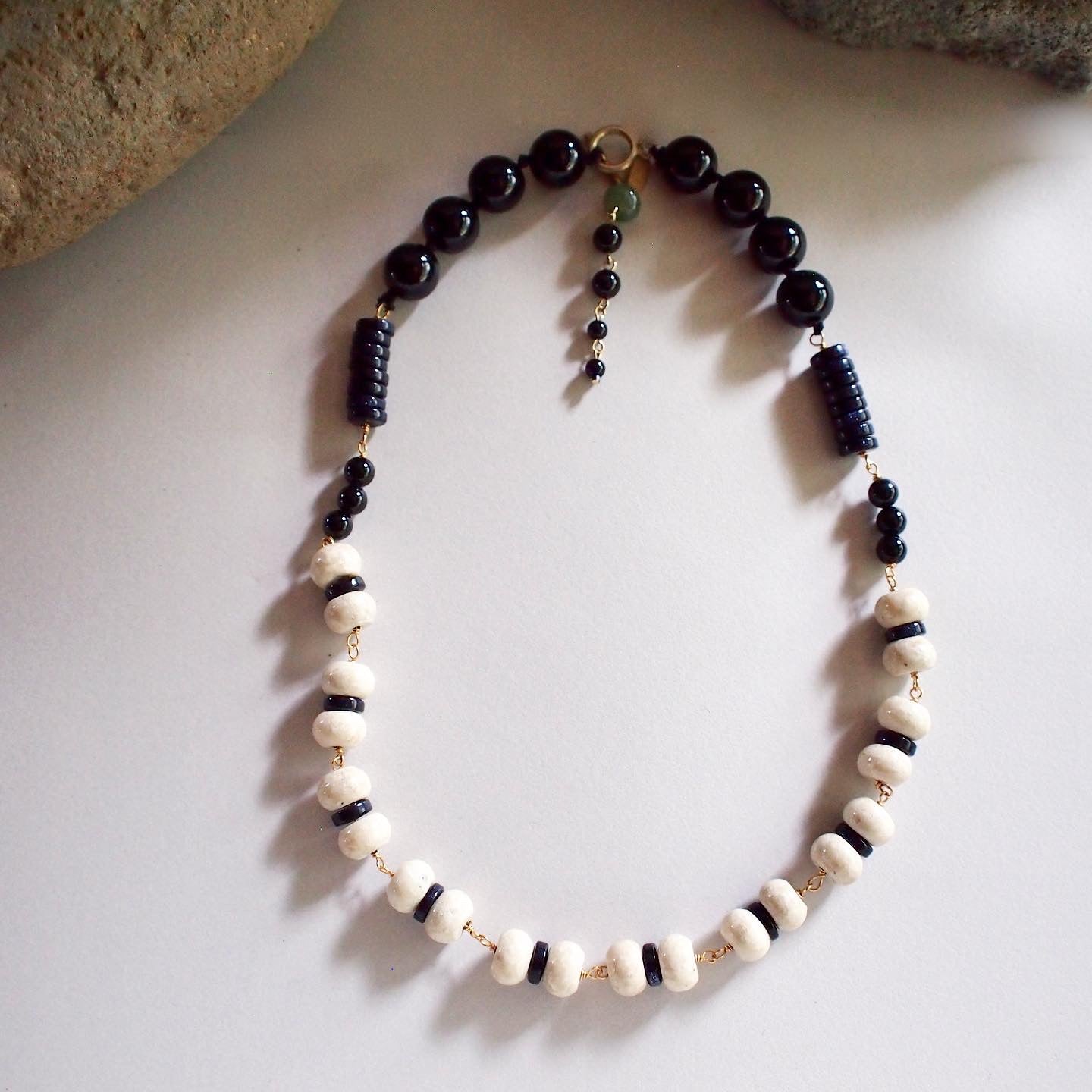 NAVY SUNSET NECKLACE