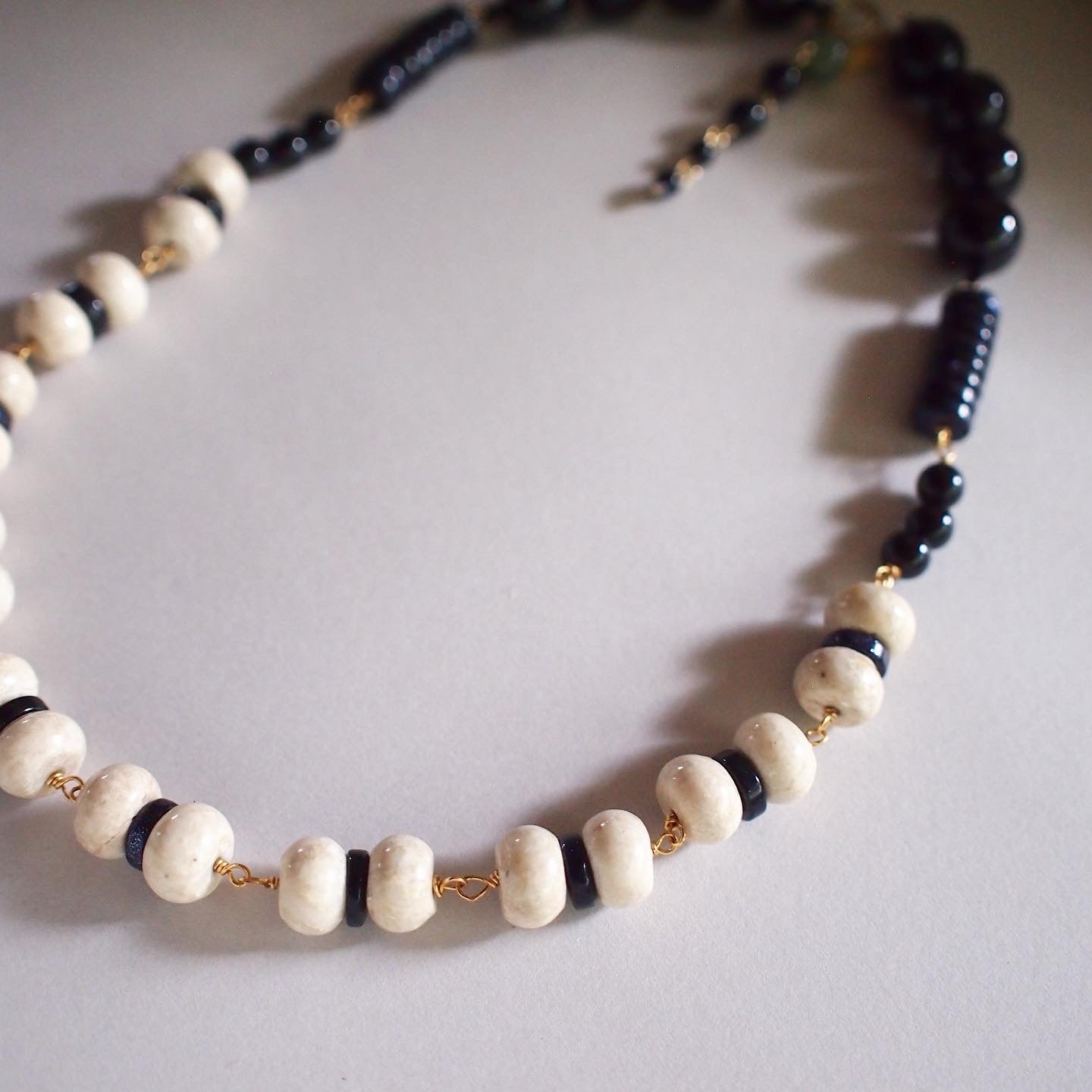 NAVY SUNSET NECKLACE