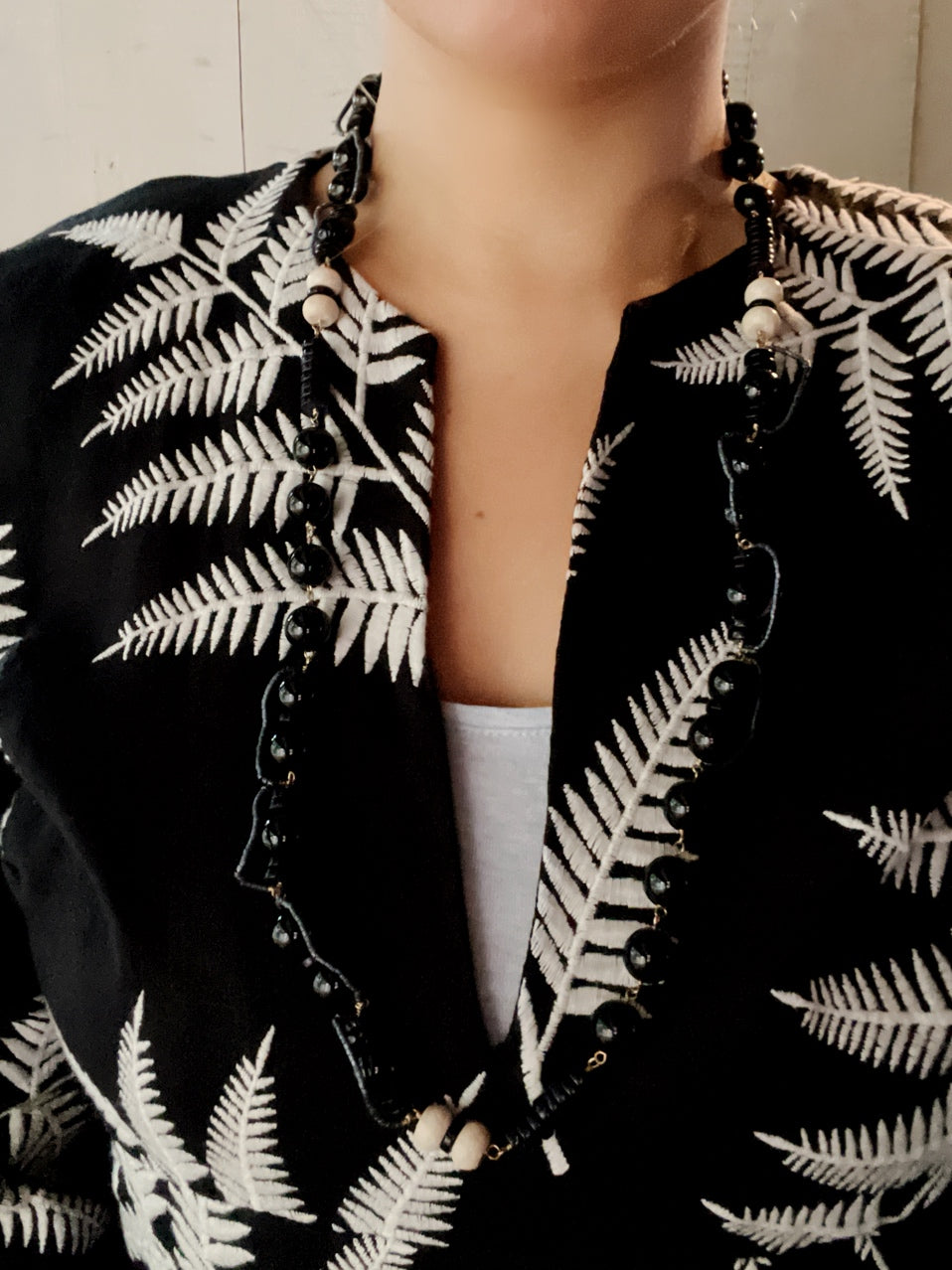 NAVY SUNSET MIDDLE NECKLACE
