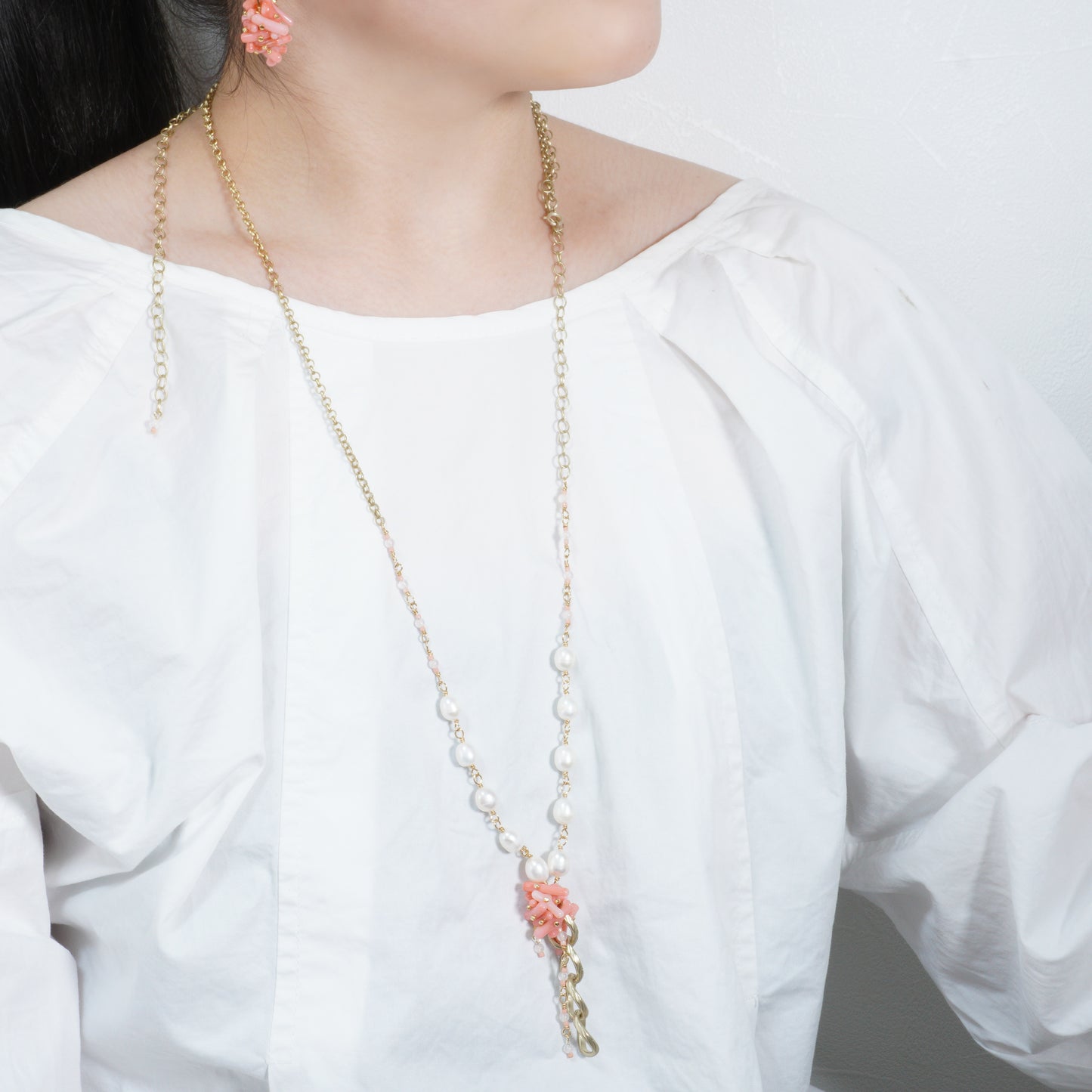 PEBBLY GARDEN PENDANT NECKLACE
