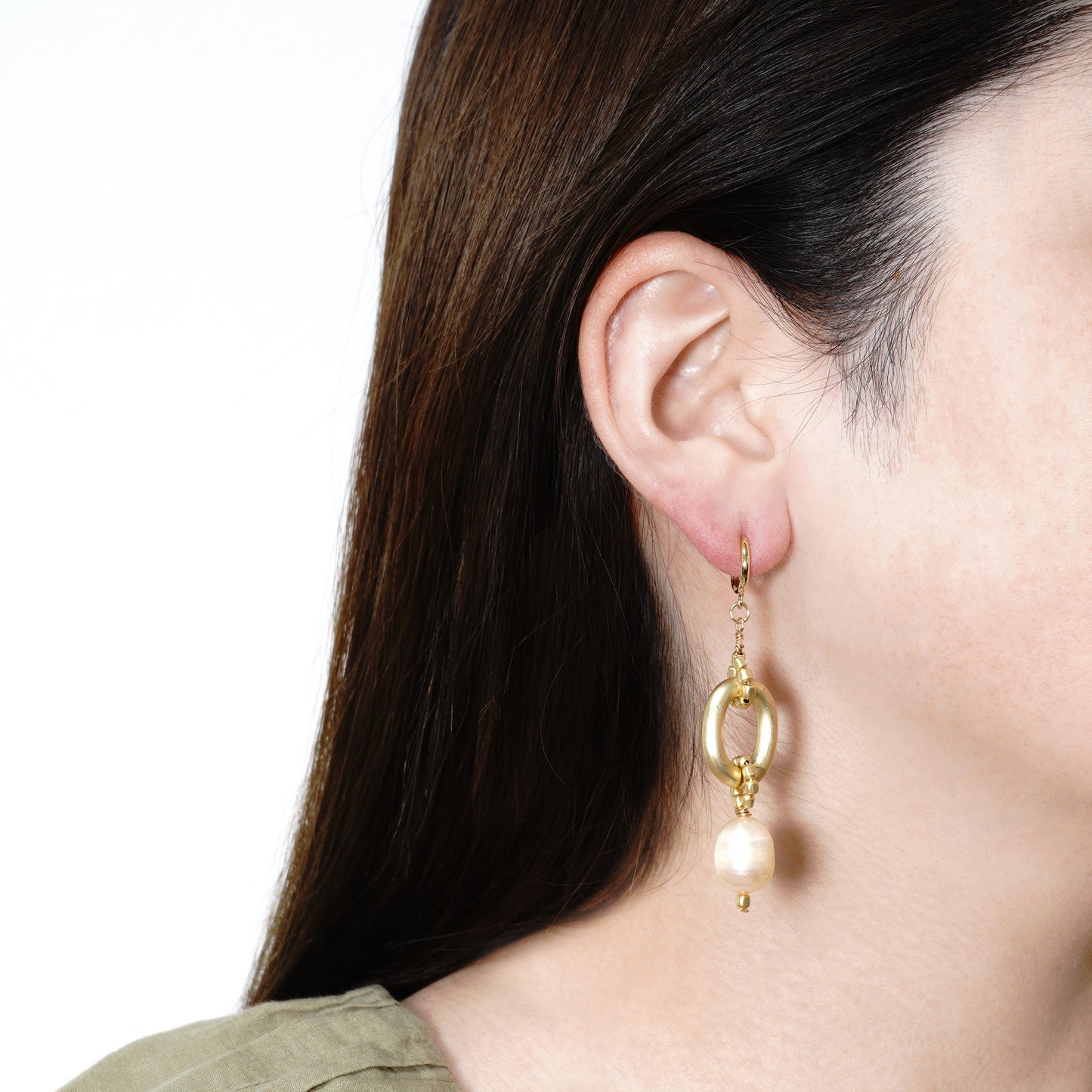 BANGKOK EGG CHAIN PIERCE/EARRING