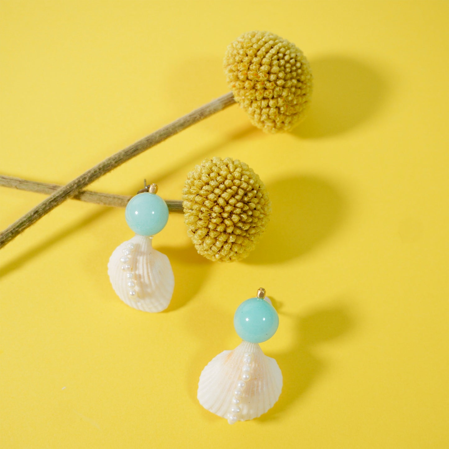 HoiAn DRESS UP SHELL PIERCE/EARRING