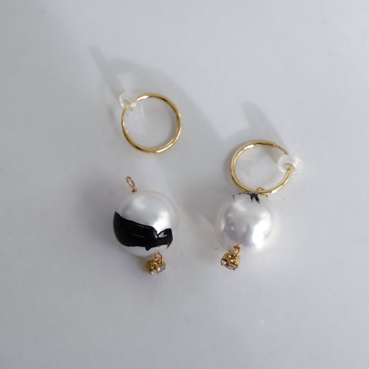 en【煌き】 2WAY HOOP L PIERCE / EARRING