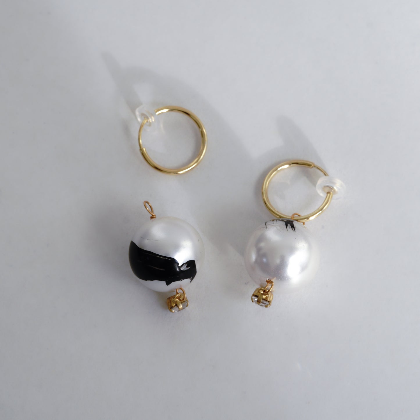 en【煌き】 2WAY HOOP L PIERCE  / EARRING