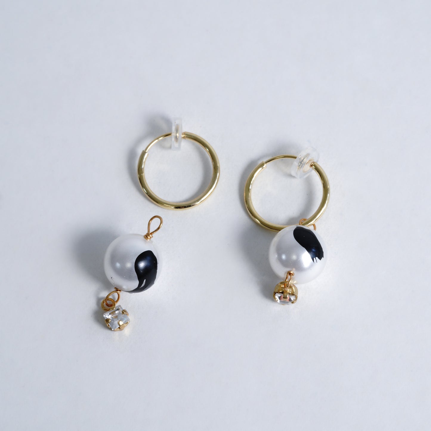 en【煌き】2WAY HOOP S PIERCE / EARRING