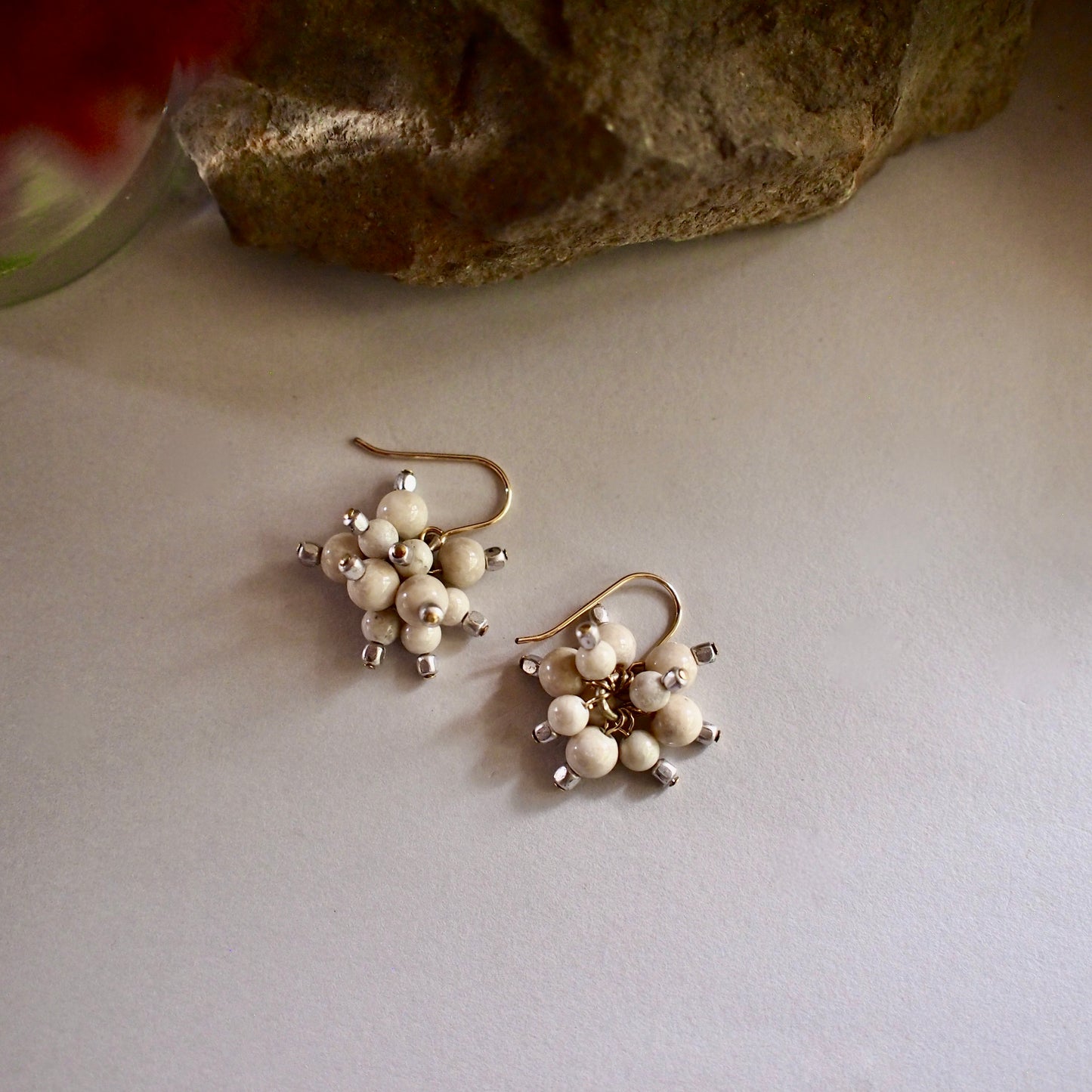 CHELSEA BUBBLE PIERCE/EARRINGS_SAND