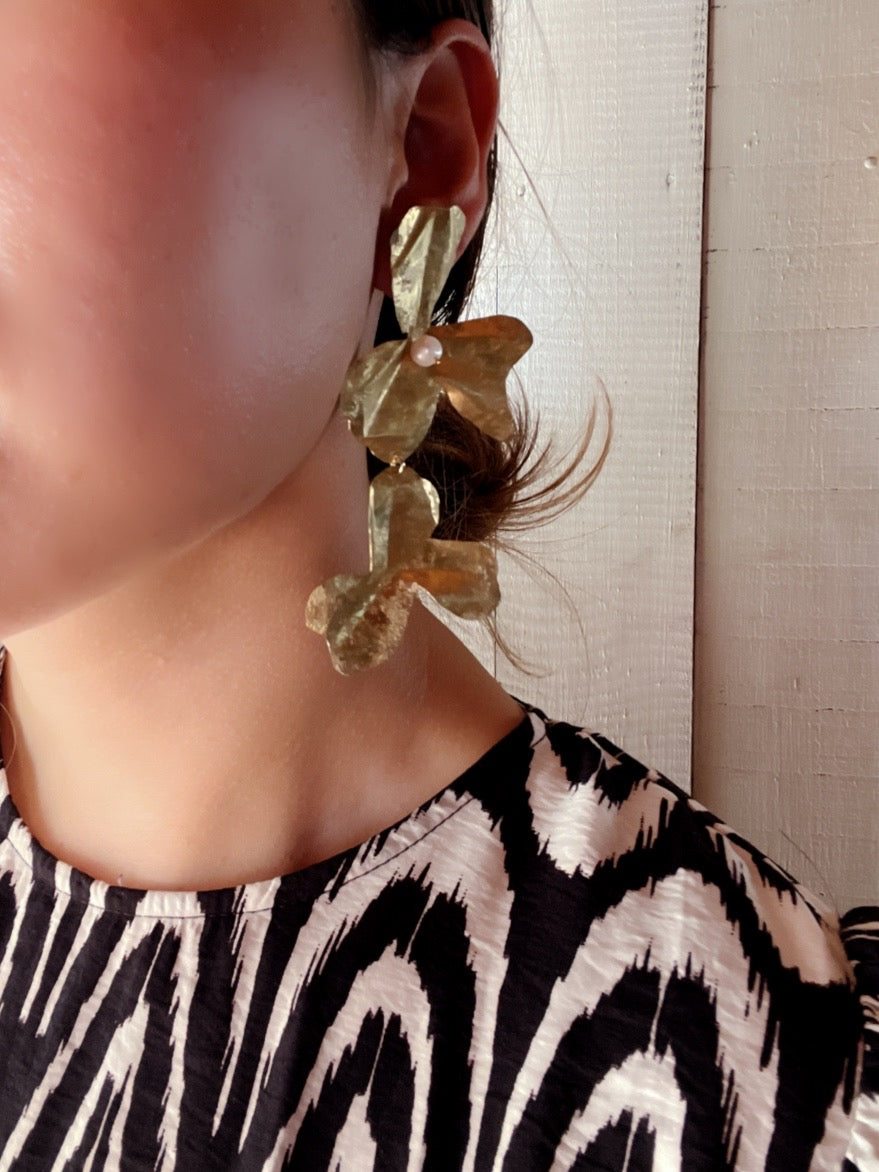 【FUSION】_ GARDEN / PIERCE/EARRING _ Large Single