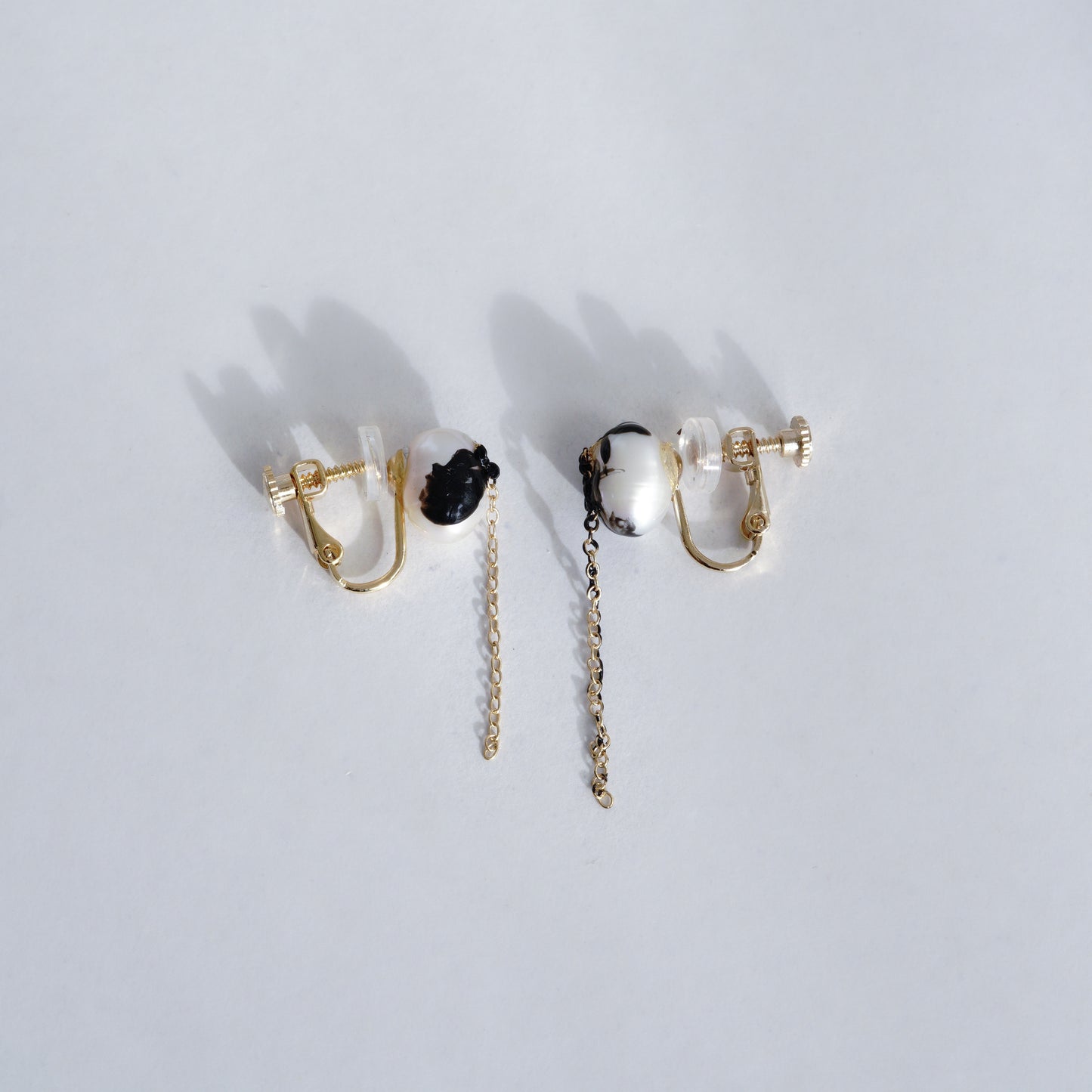 en【一華】 MIDDLECHAIN PIERCE / EARRING
