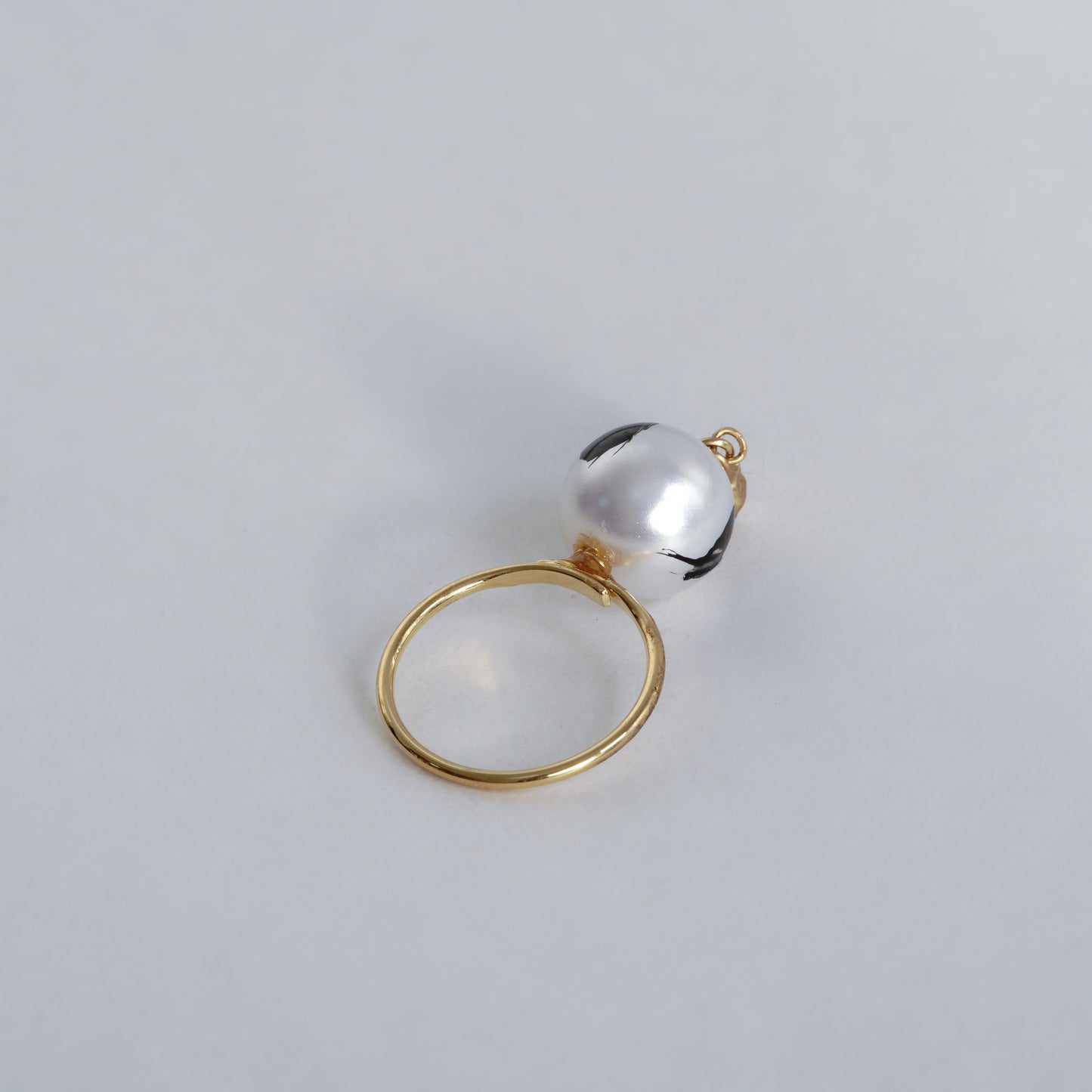 en【煌き】 ONESTONE HANGING RING 008