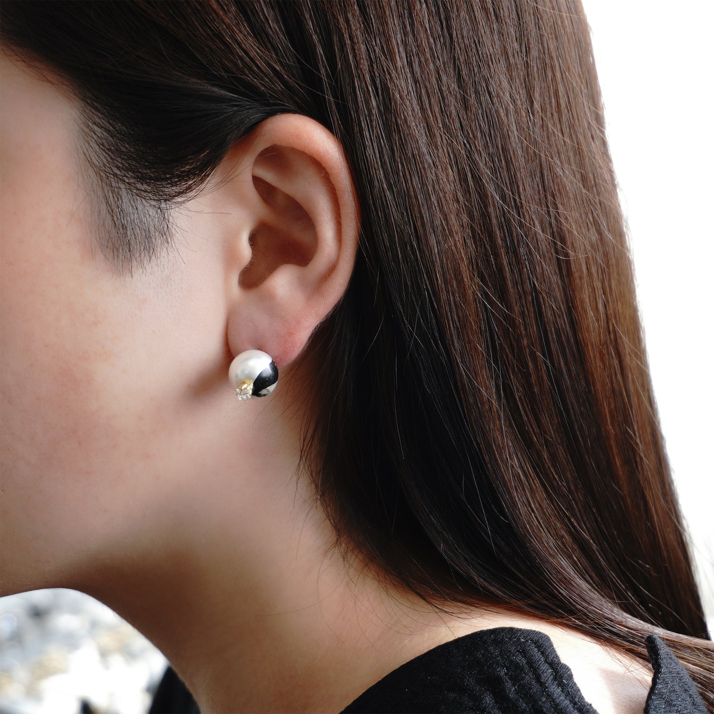 en【煌き】ONESTONE S PIERCE / EARRING