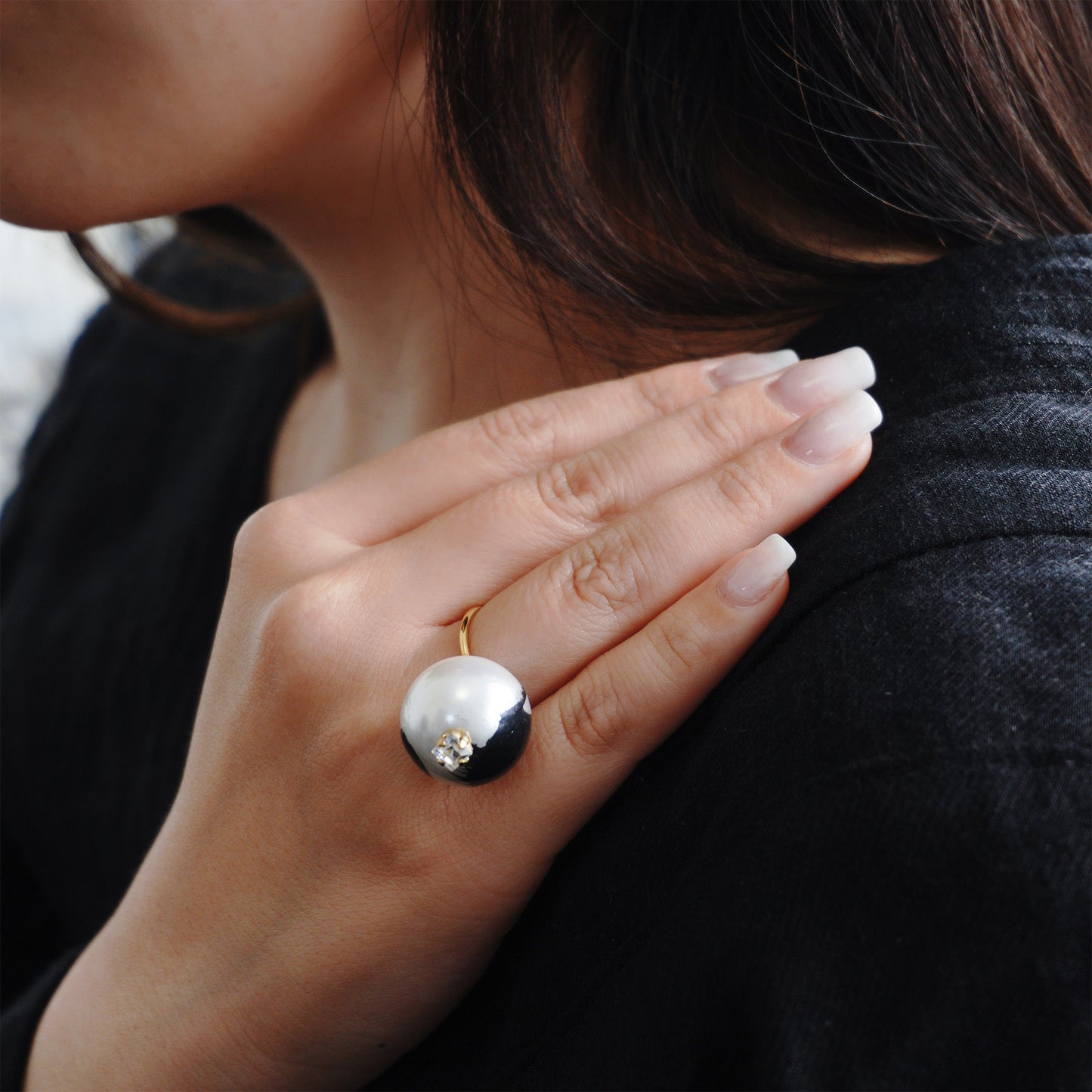 en【煌き】 ONESTONE RING 005