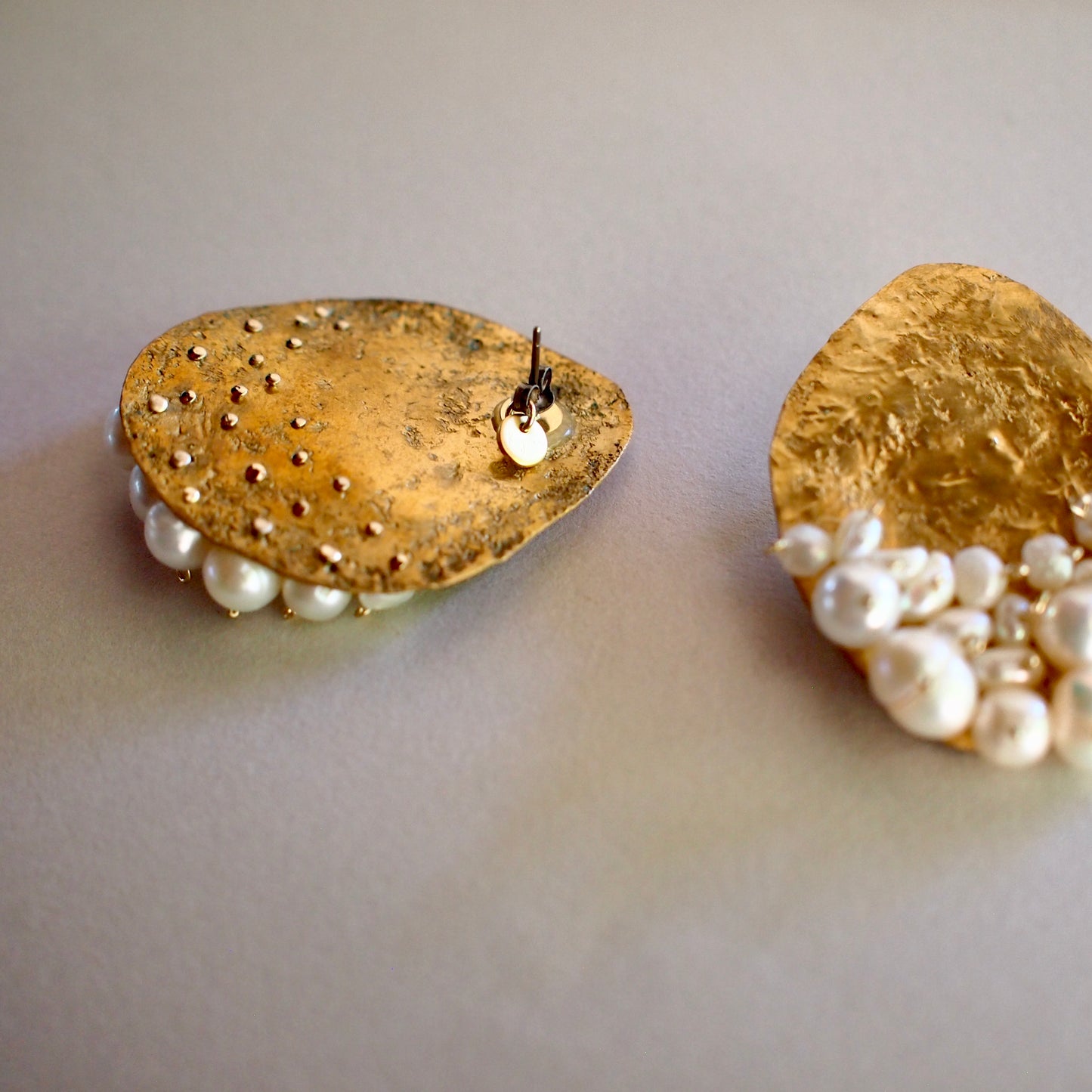 【FUSION】_ PEARL MOON / PIERCE/EARRING_Large