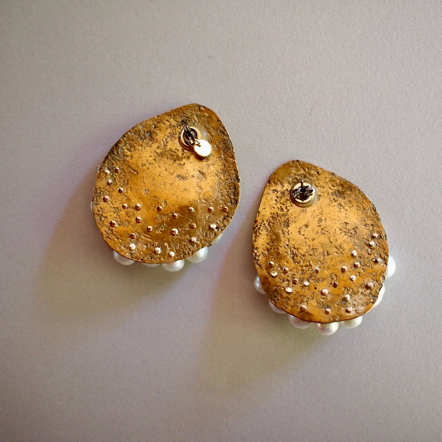 【FUSION】_ PEARL MOON / PIERCE/EARRING_Large