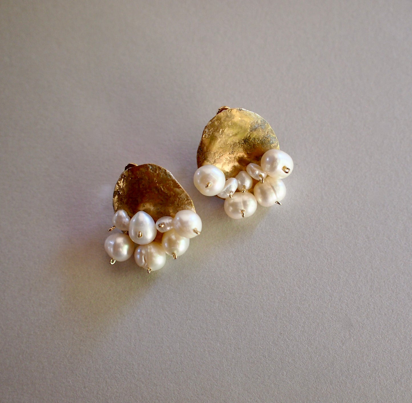 【FUSION】_ PEARL MOON / PIERCE/EARRING_Small