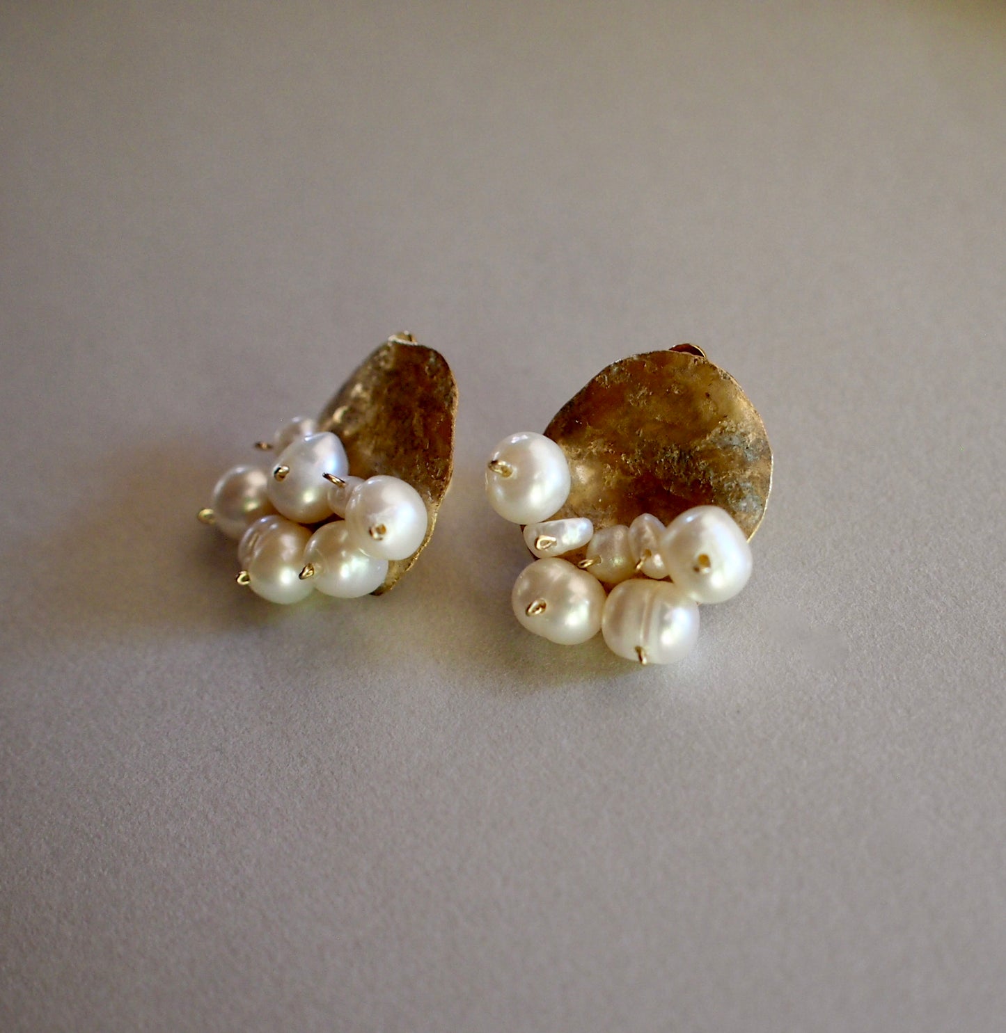 【FUSION】_ PEARL MOON / PIERCE/EARRING_Small
