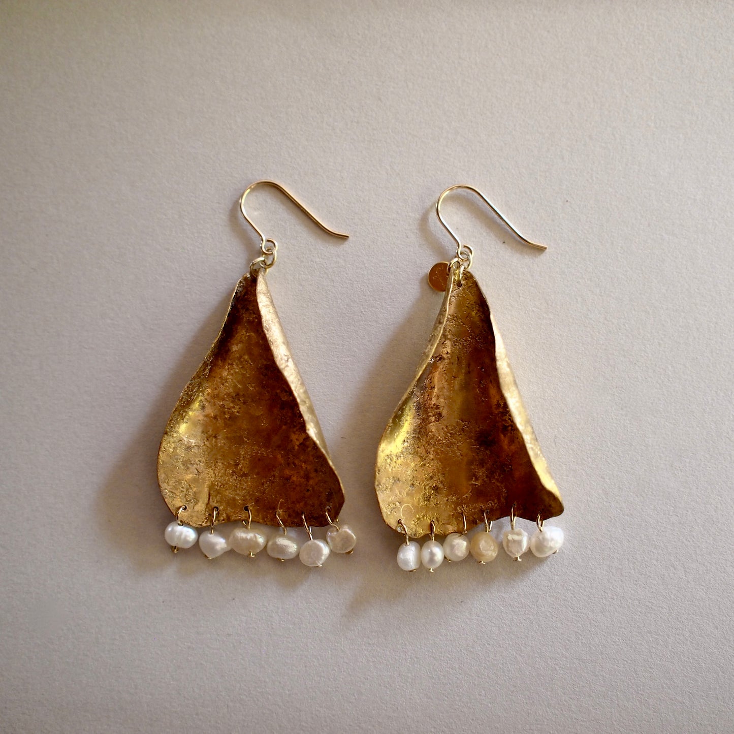 【FUSION】_ PETAL / PIERCE/EARRING _ Drop petal