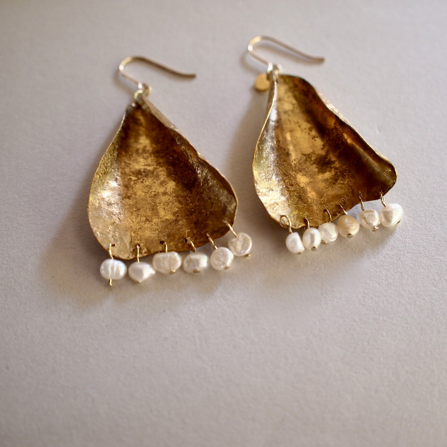 【FUSION】_ PETAL / PIERCE/EARRING _ Drop petal