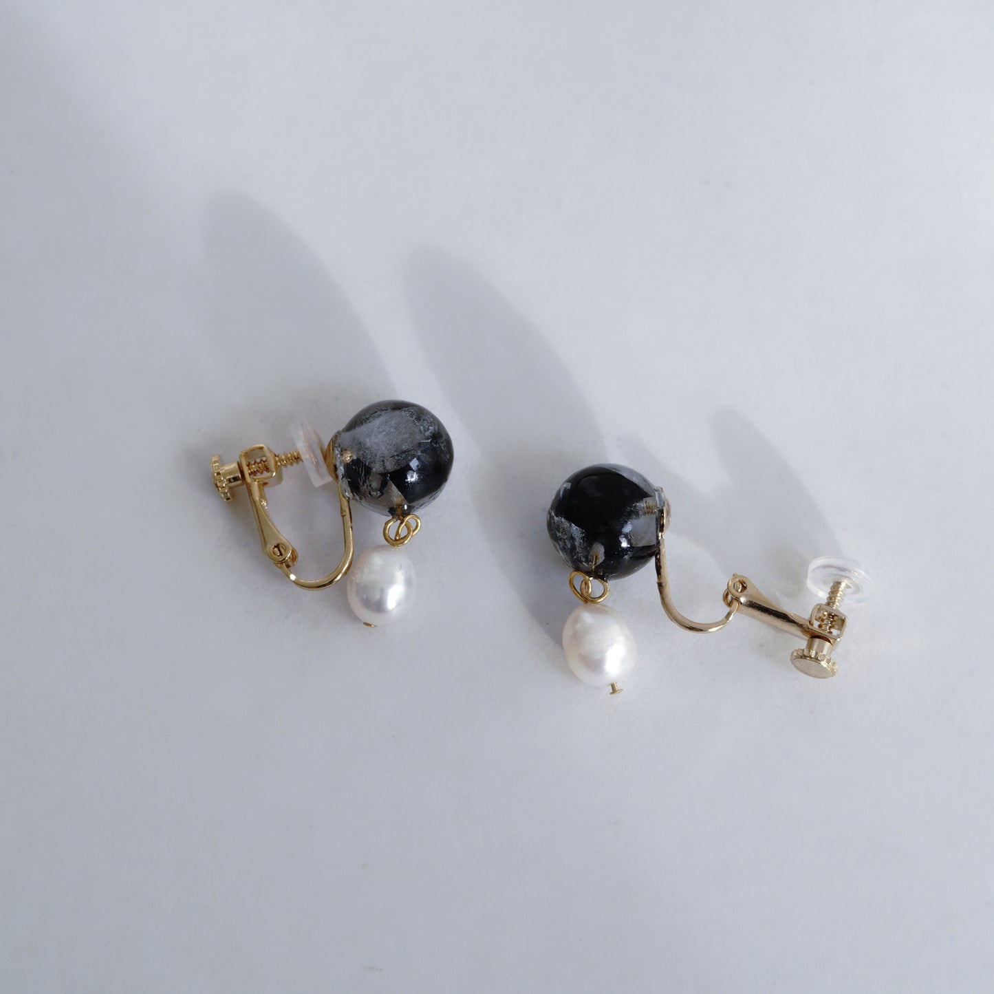 en【WASHI】ROUND HANGING PIERCE / EARRING