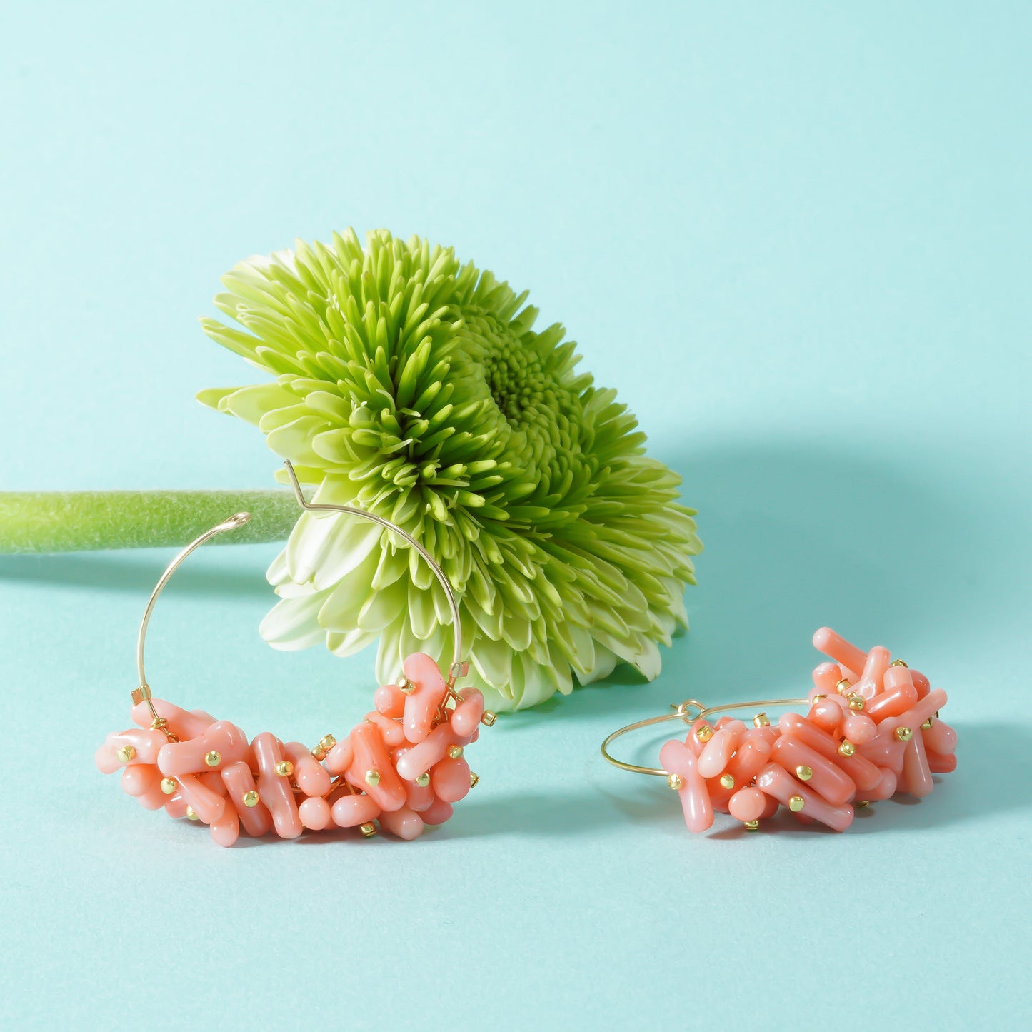 PEBBLY GARDEN HOOP PIERCE