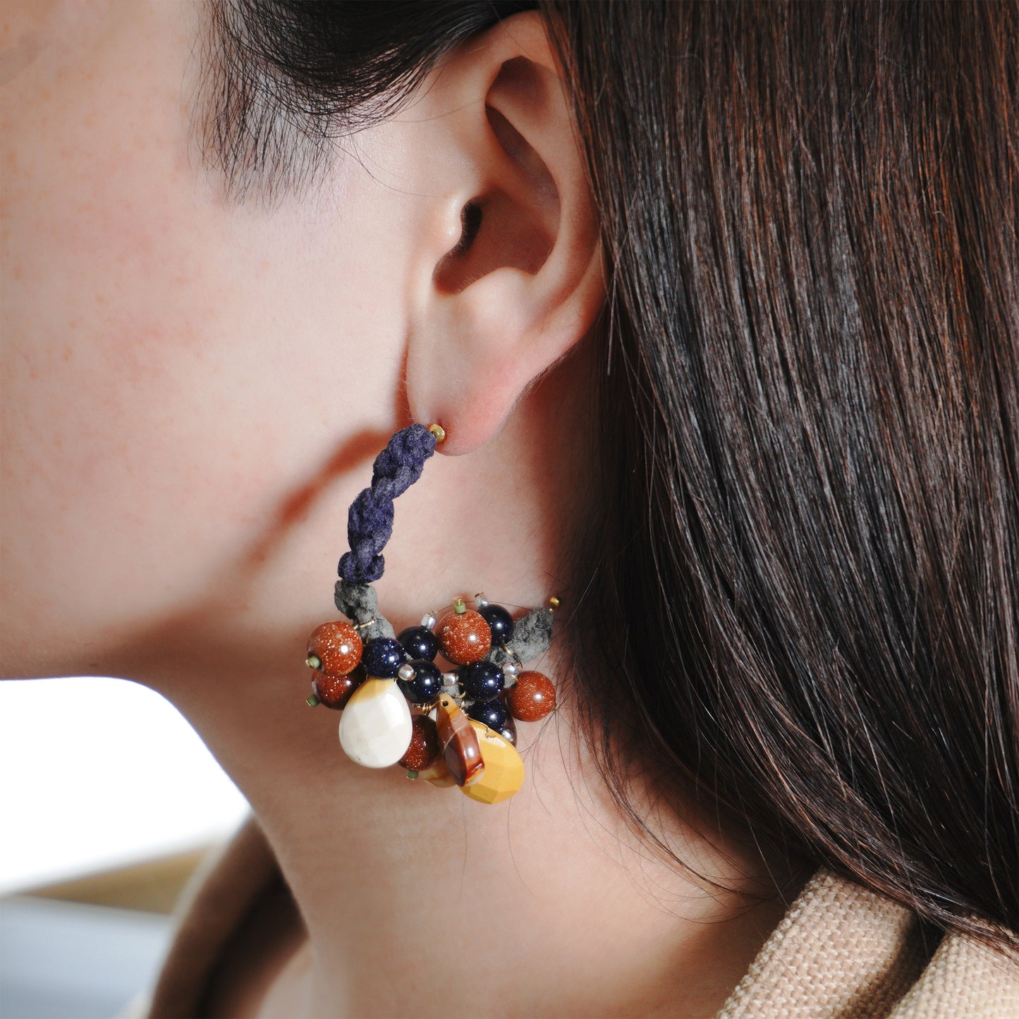 ANITA HOOP PIERCE / EARRING