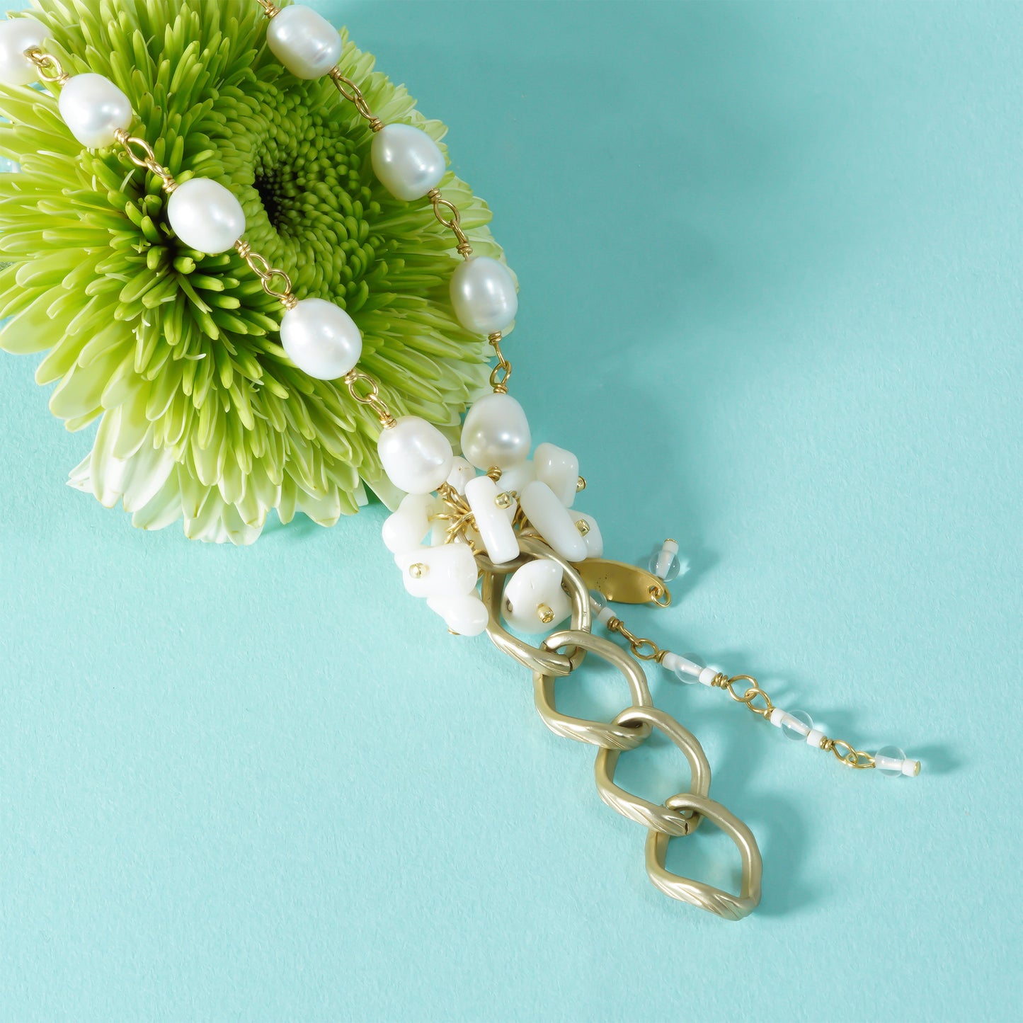 PEBBLY GARDEN PENDANT NECKLACE