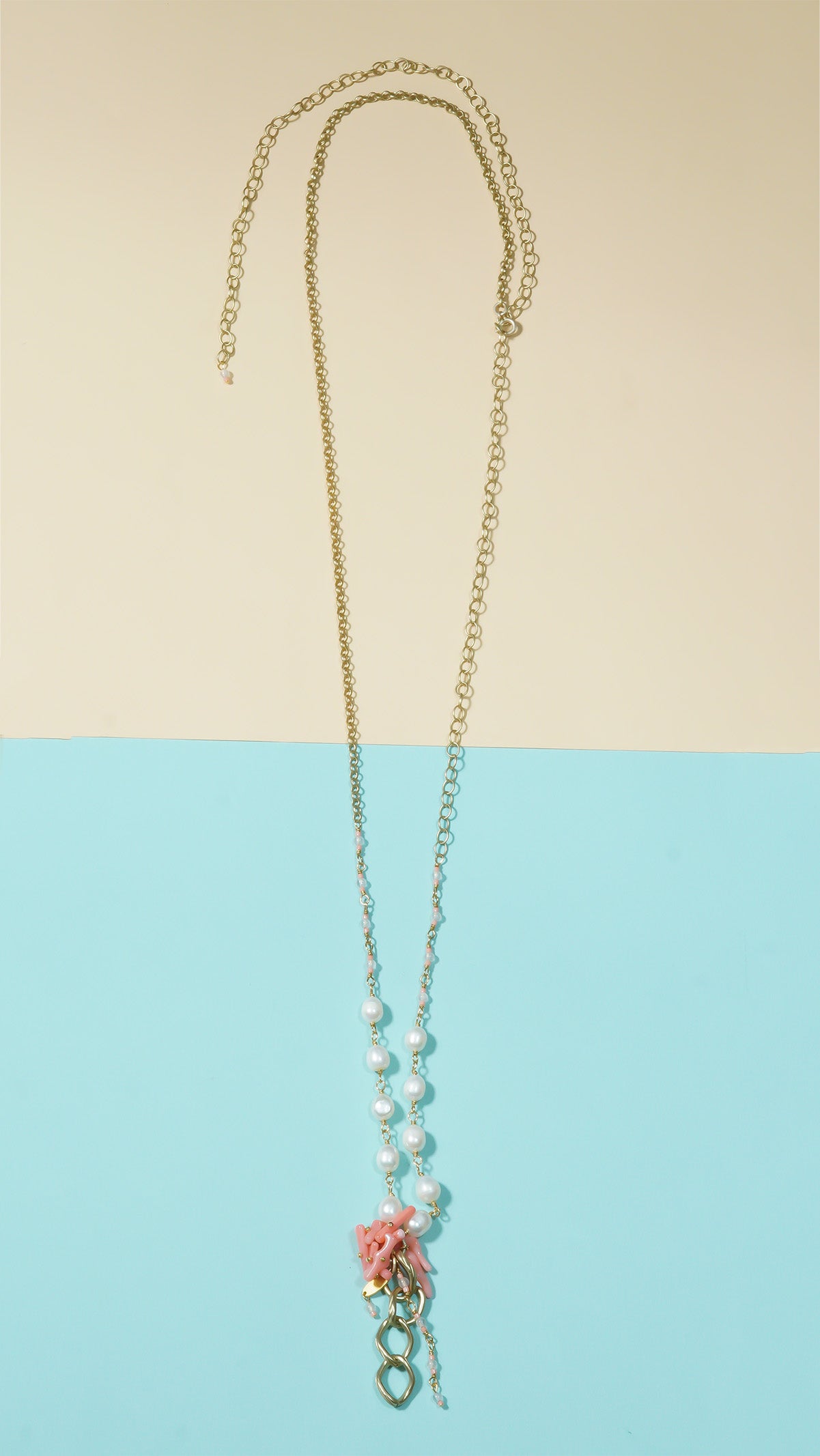 PEBBLY GARDEN PENDANT NECKLACE
