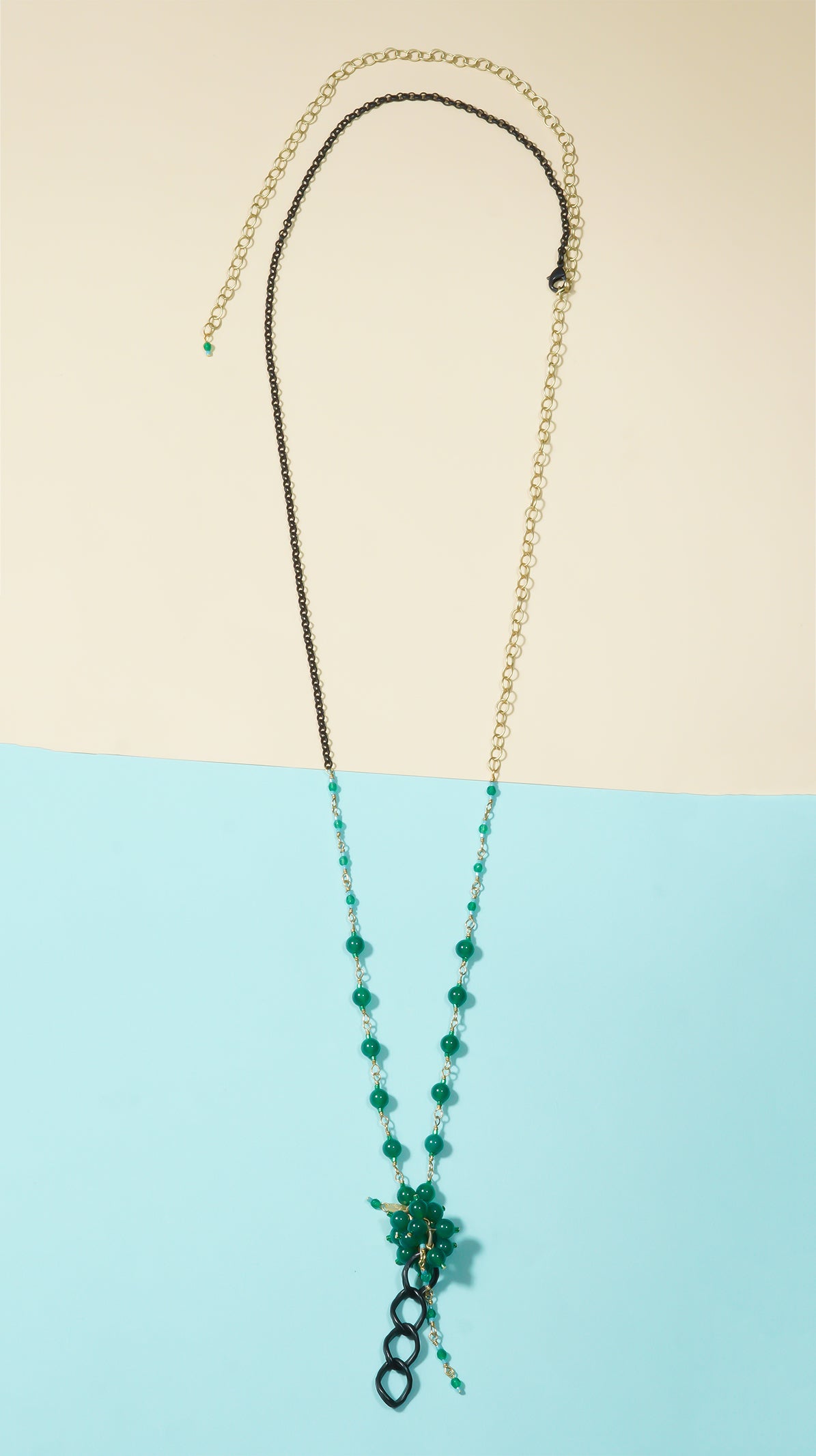 PEBBLY GARDEN PENDANT NECKLACE