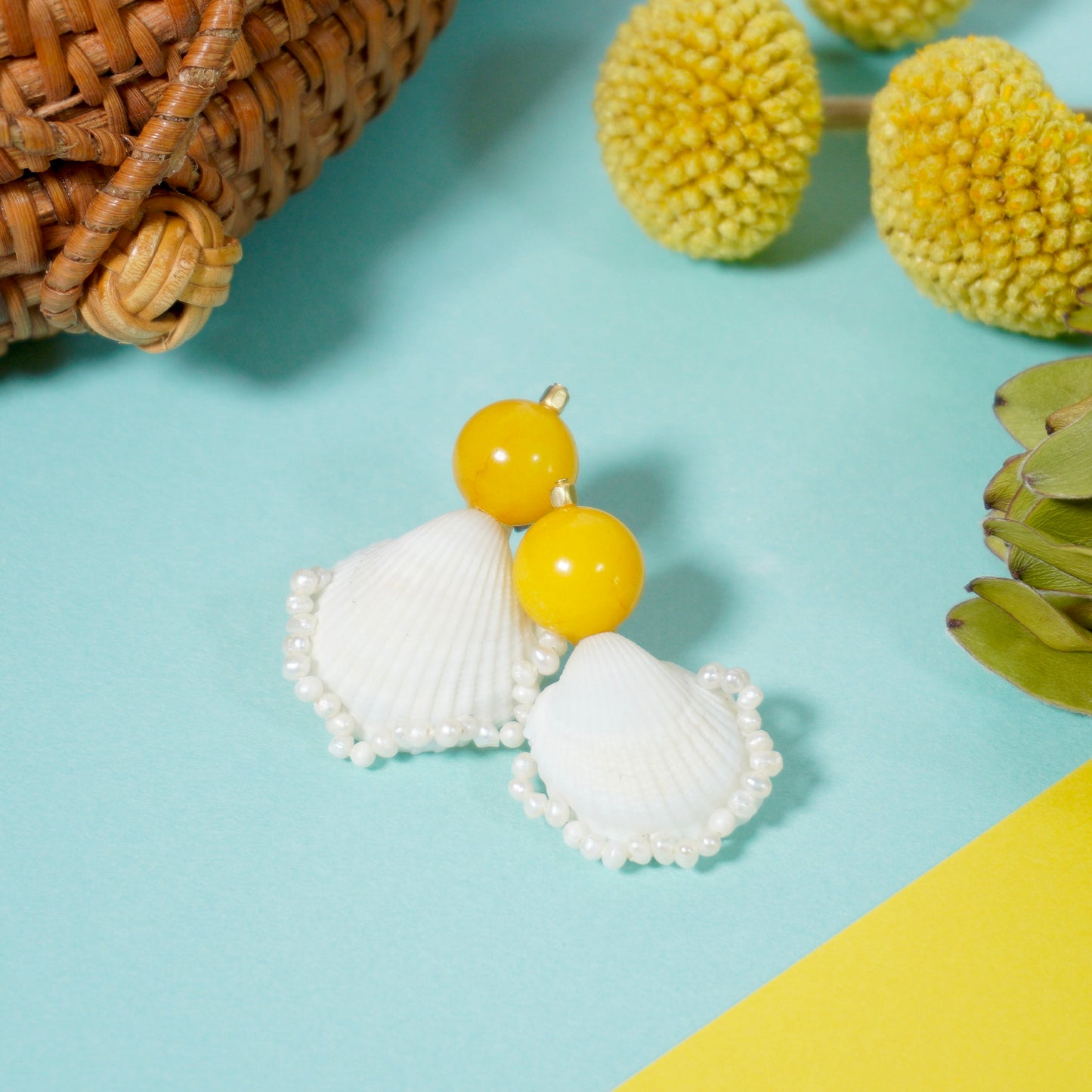 HoiAn DRESS UP SHELL PIERCE/EARRING