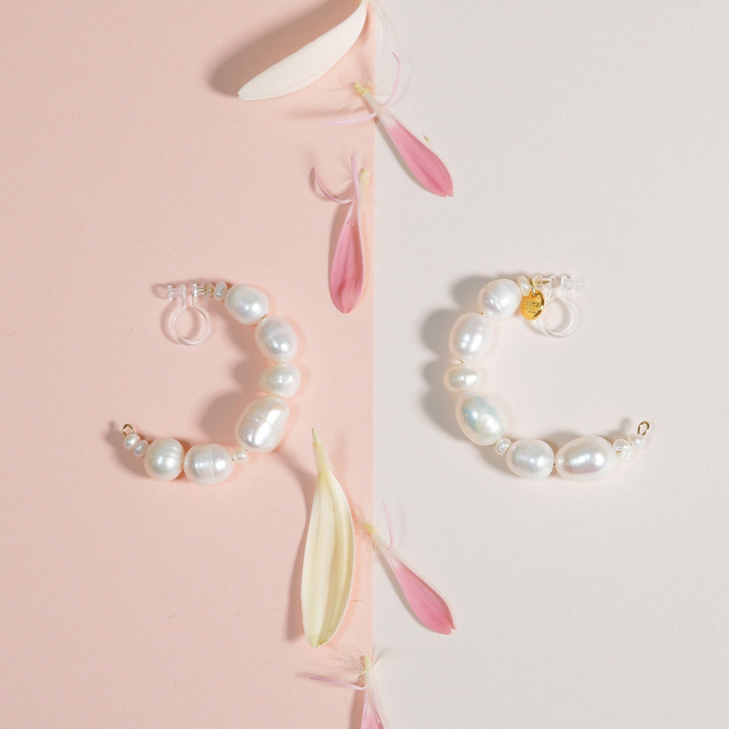 CANDY PEARL HOOP EARRING_S
