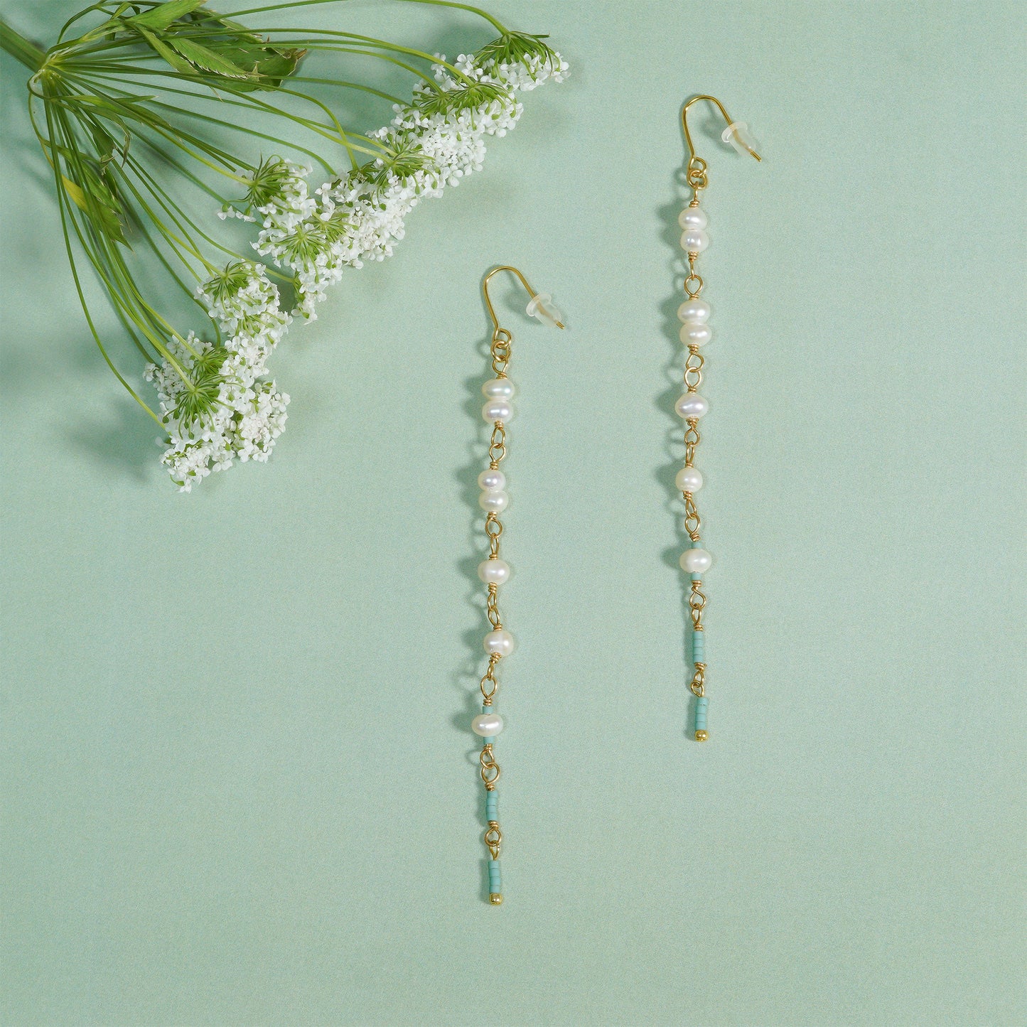 CANDY PEARL PIERCE THIN LONG