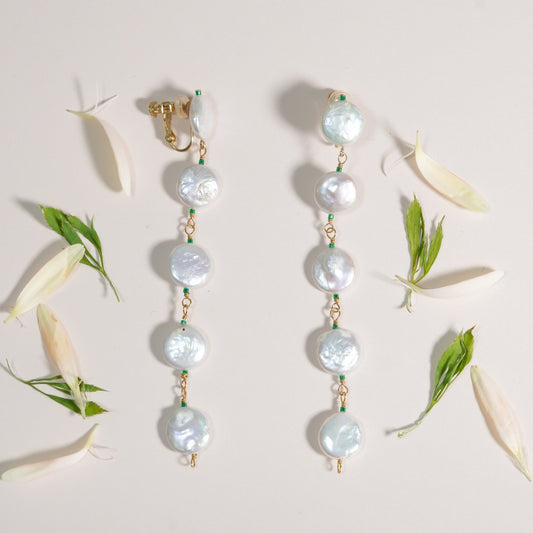 CANDY PEARL LONG EARRING