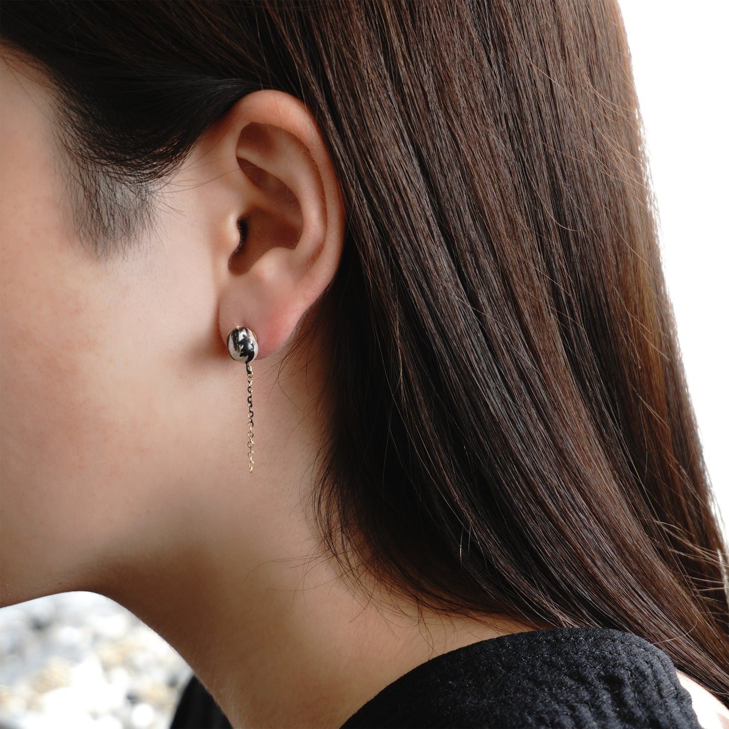 en【一華】 MIDDLECHAIN PIERCE / EARRING