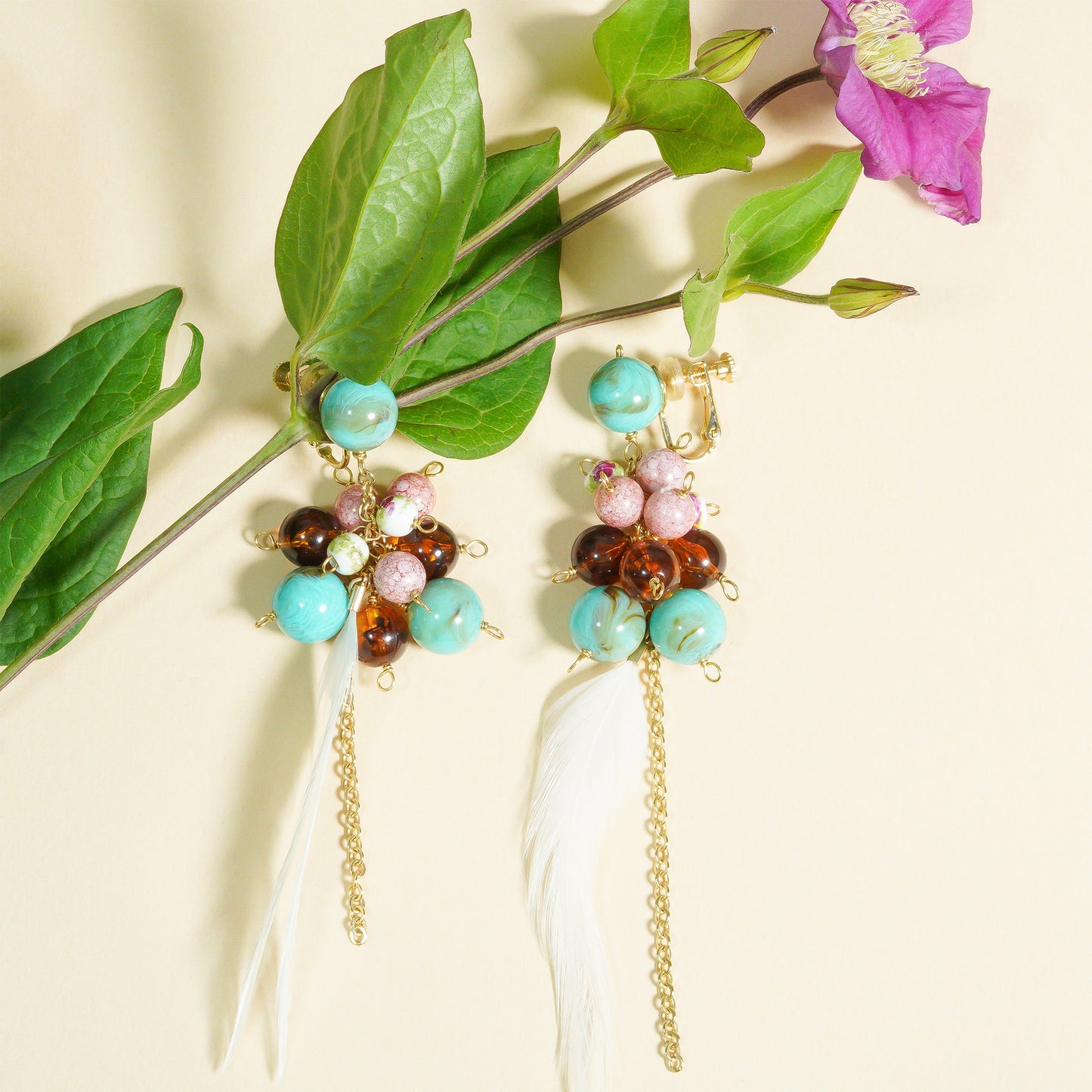 HoiAn FEATHER EARRING
