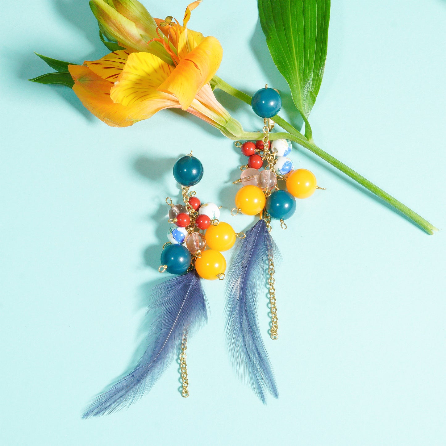HoiAn FEATHER EARRING