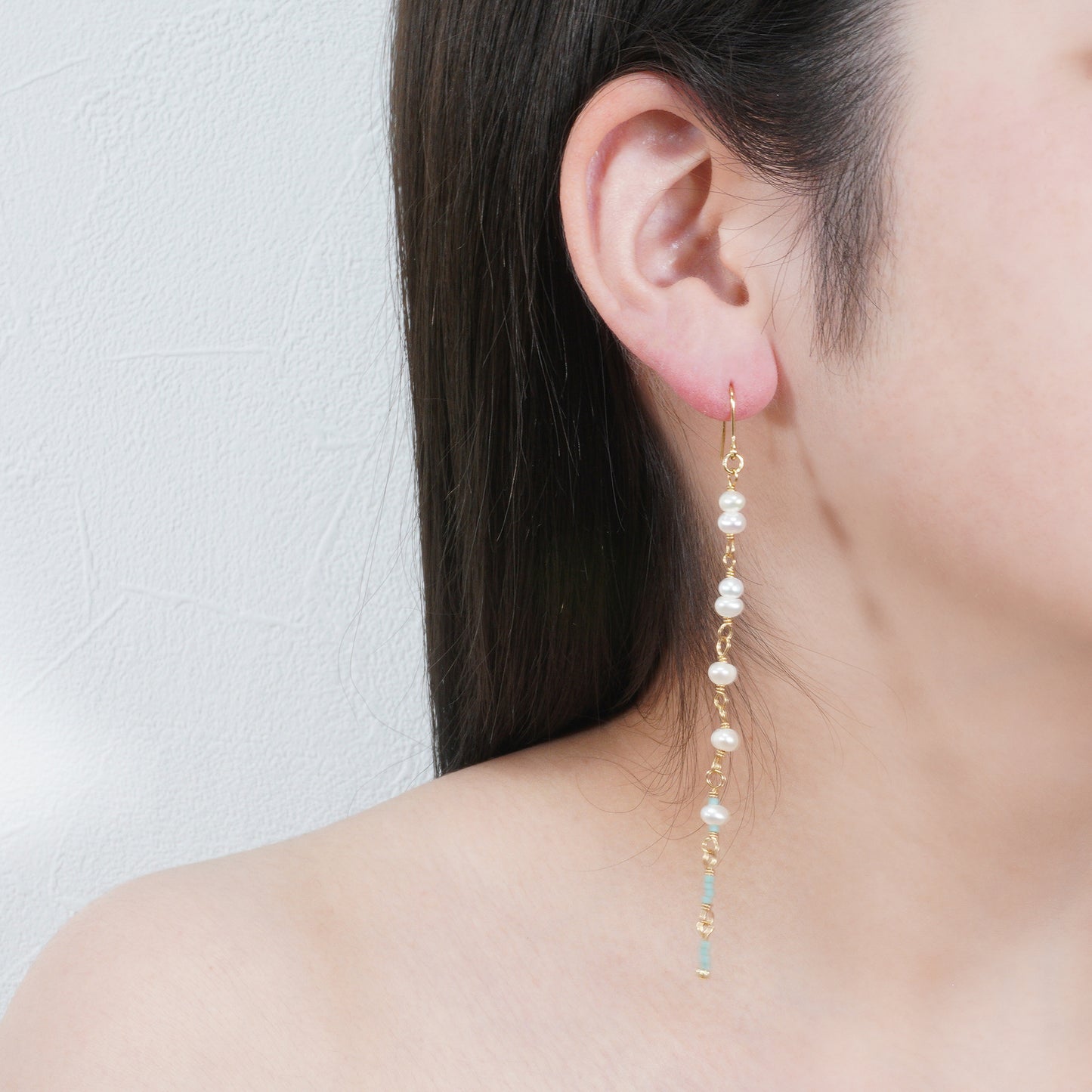 CANDY PEARL PIERCE THIN LONG