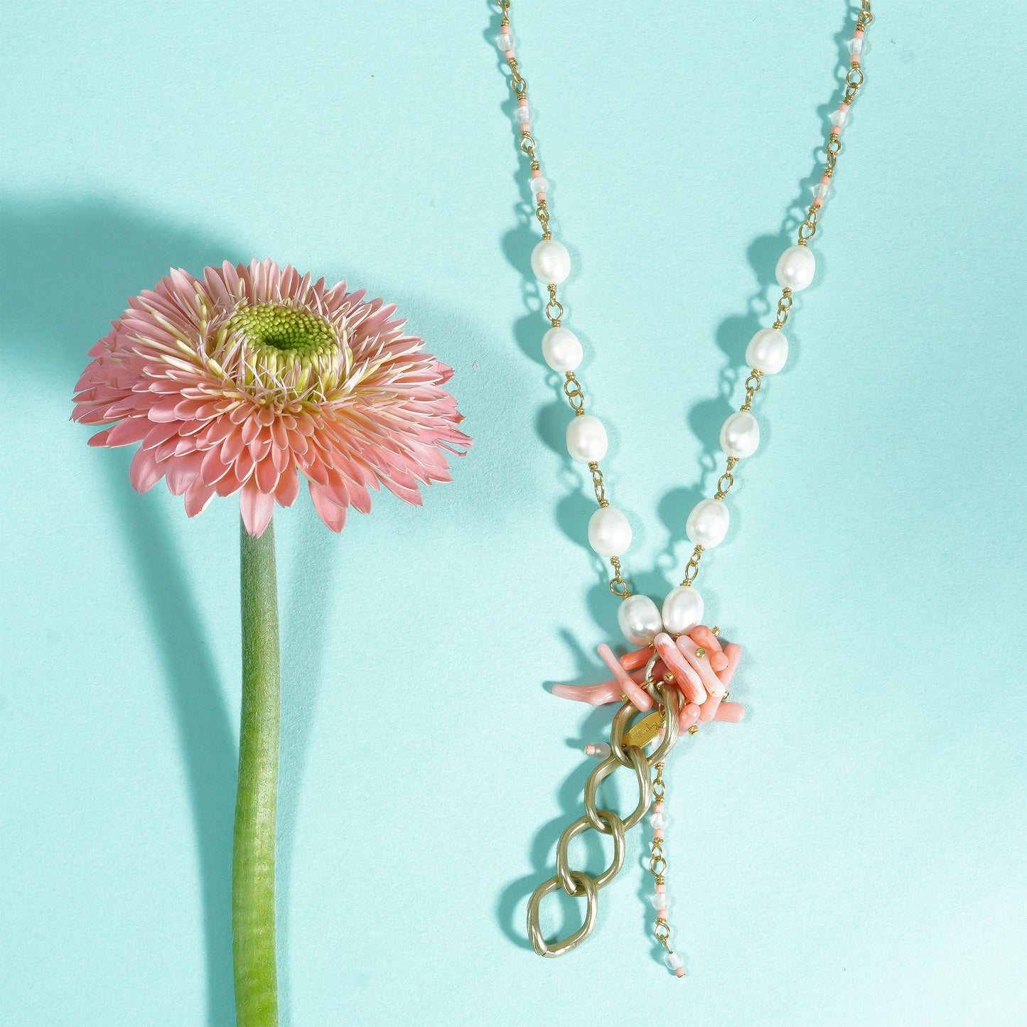 PEBBLY GARDEN PENDANT NECKLACE