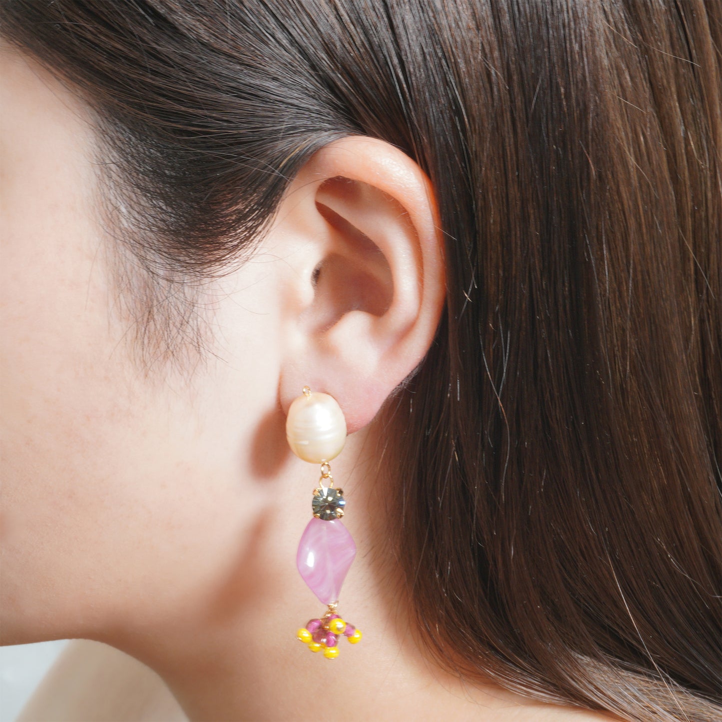 NOSTALGIA PEACOCK EARRING