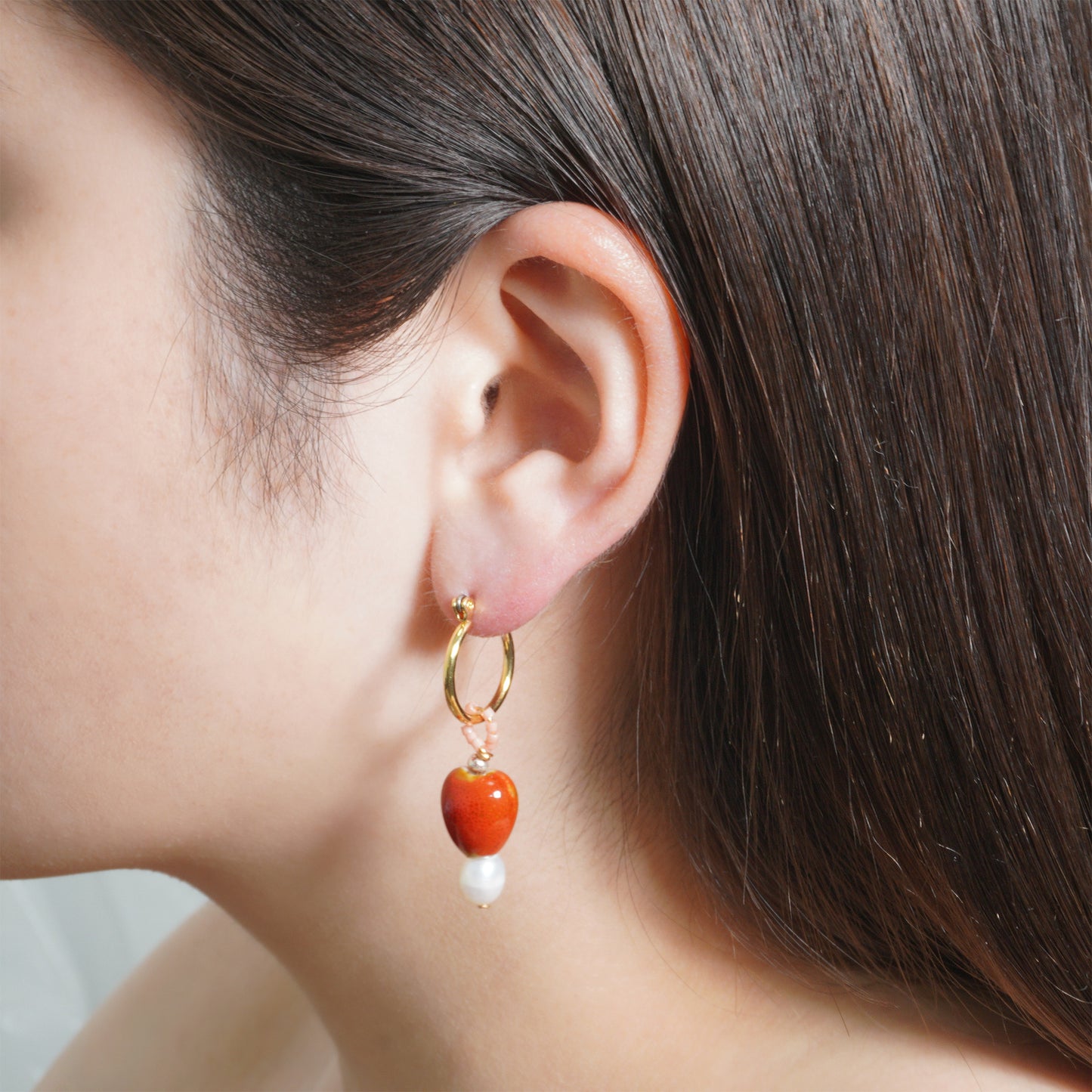 NOSTALGIA 2WAY HOOP PIERCE