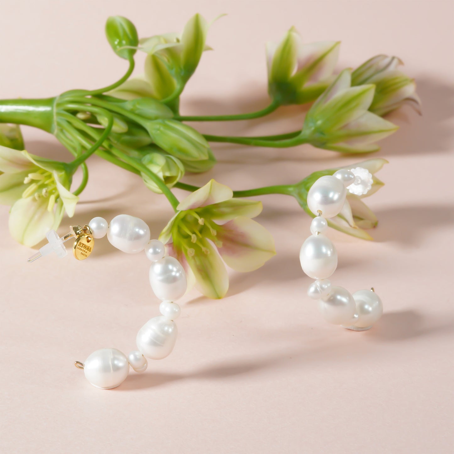 CANDY PEARL HOOP PIERCE_S