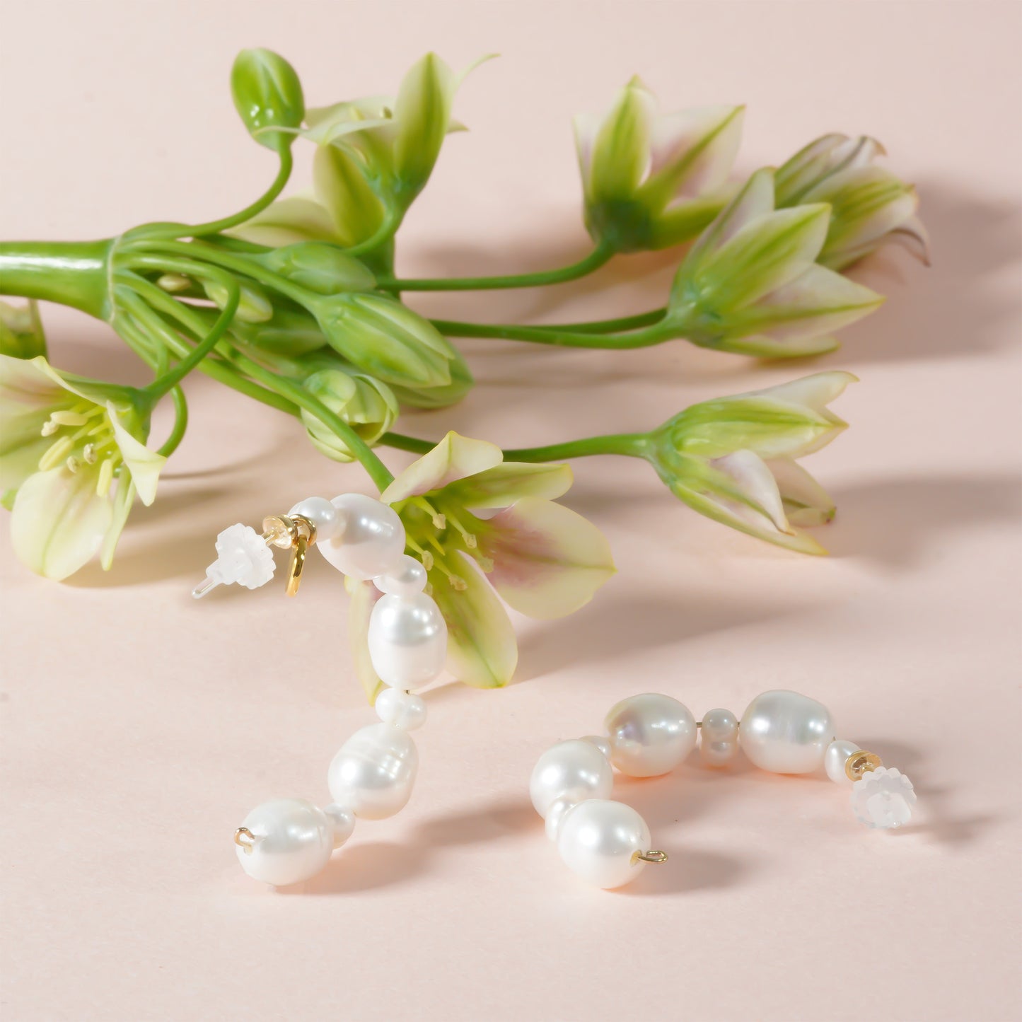 CANDY PEARL HOOP PIERCE_S