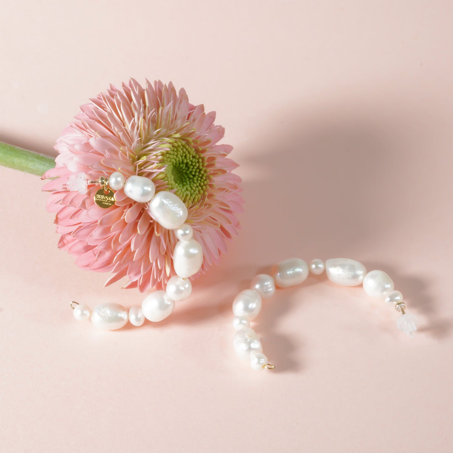 CANDY PEARL HOOP PIERCE_L