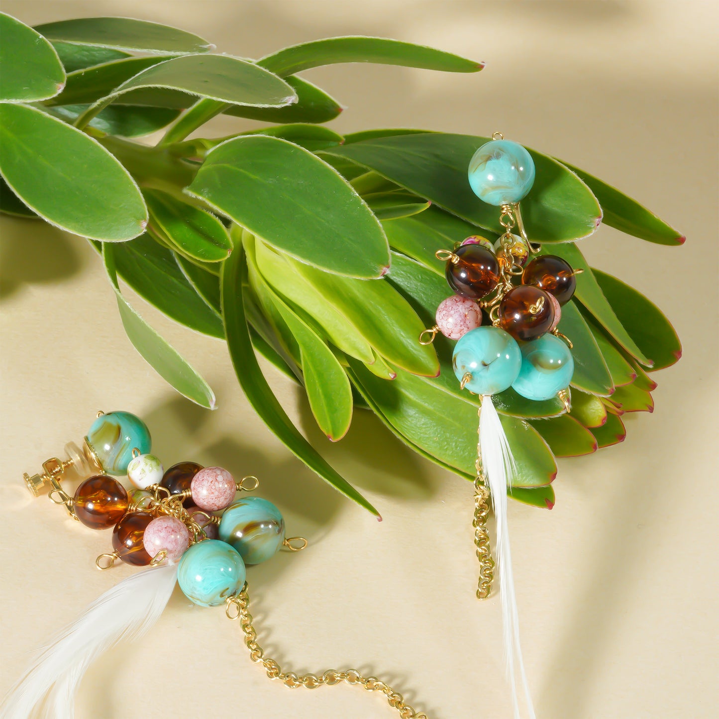 HoiAn FEATHER EARRING