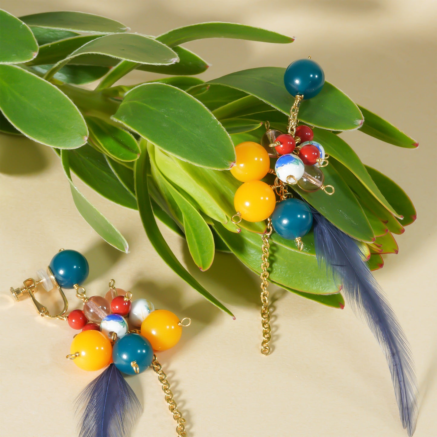 HoiAn FEATHER EARRING