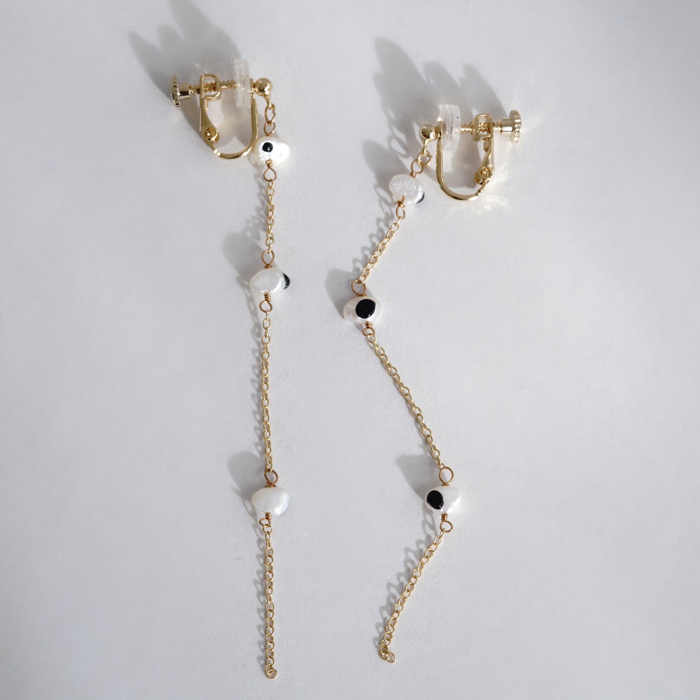 en 【DROP】STRAIT DROP PIERCE / EARRING
