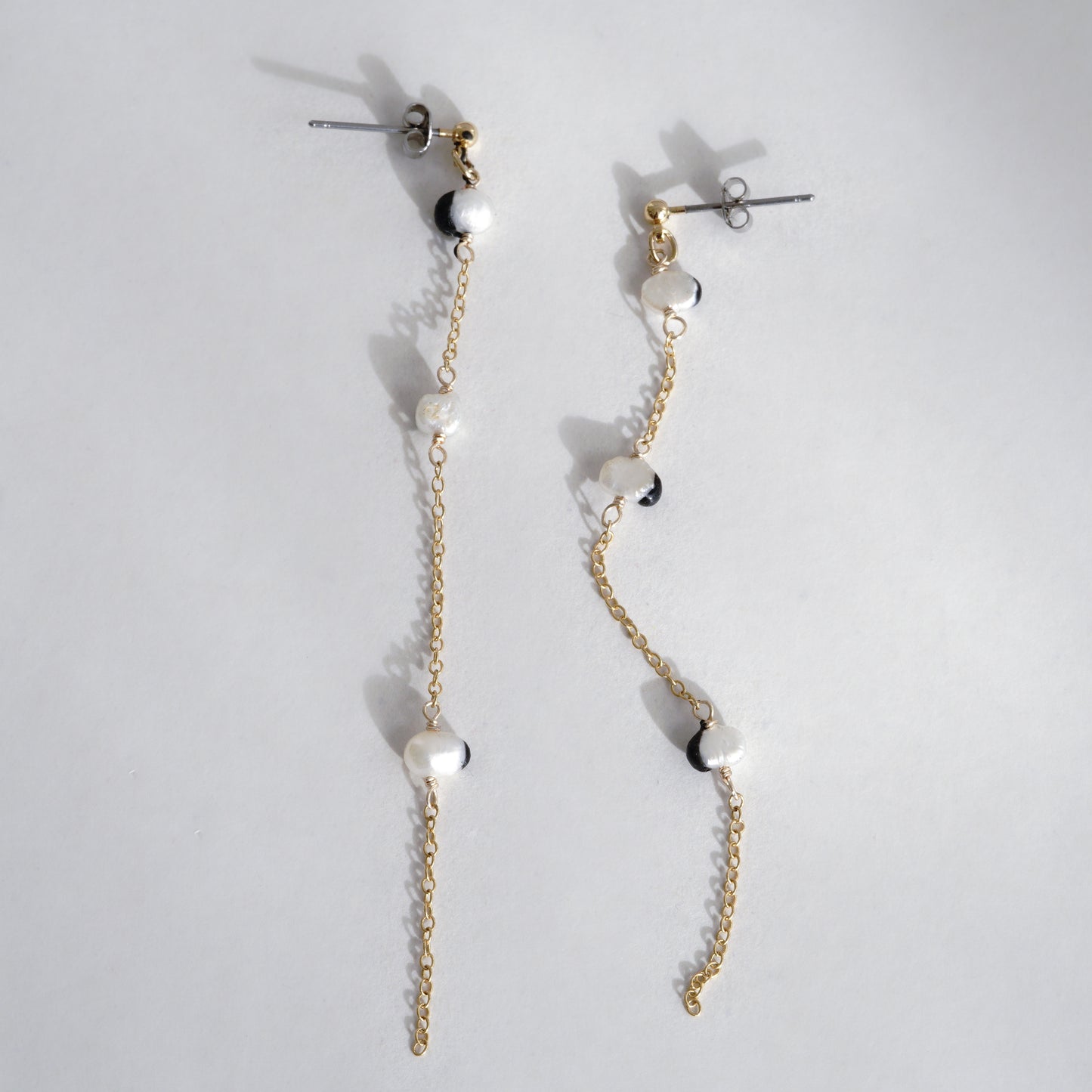 en 【DROP】STRAIT DROP PIERCE / EARRING