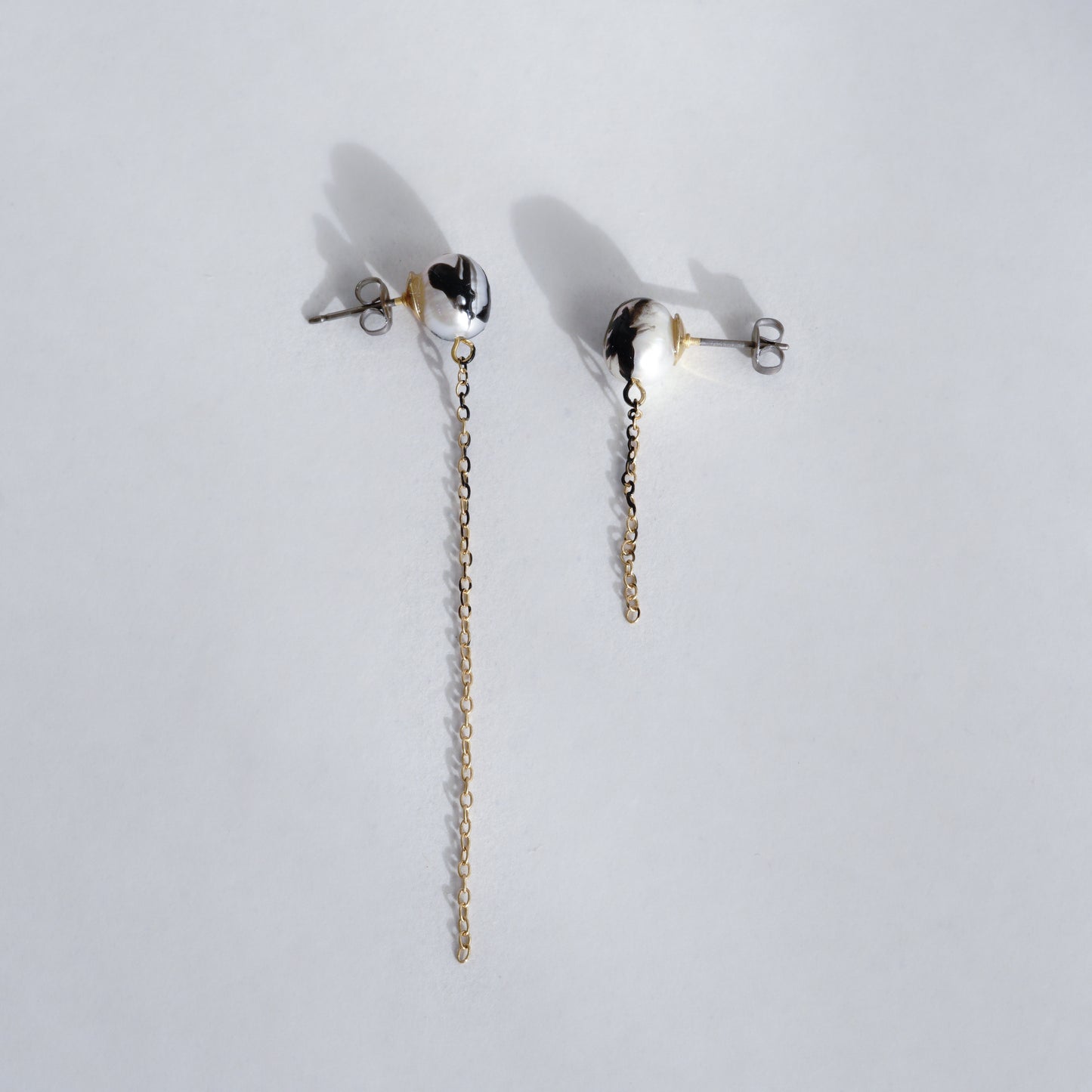 en【輝映】 UNDER CHAIN PIERCE / EARRING